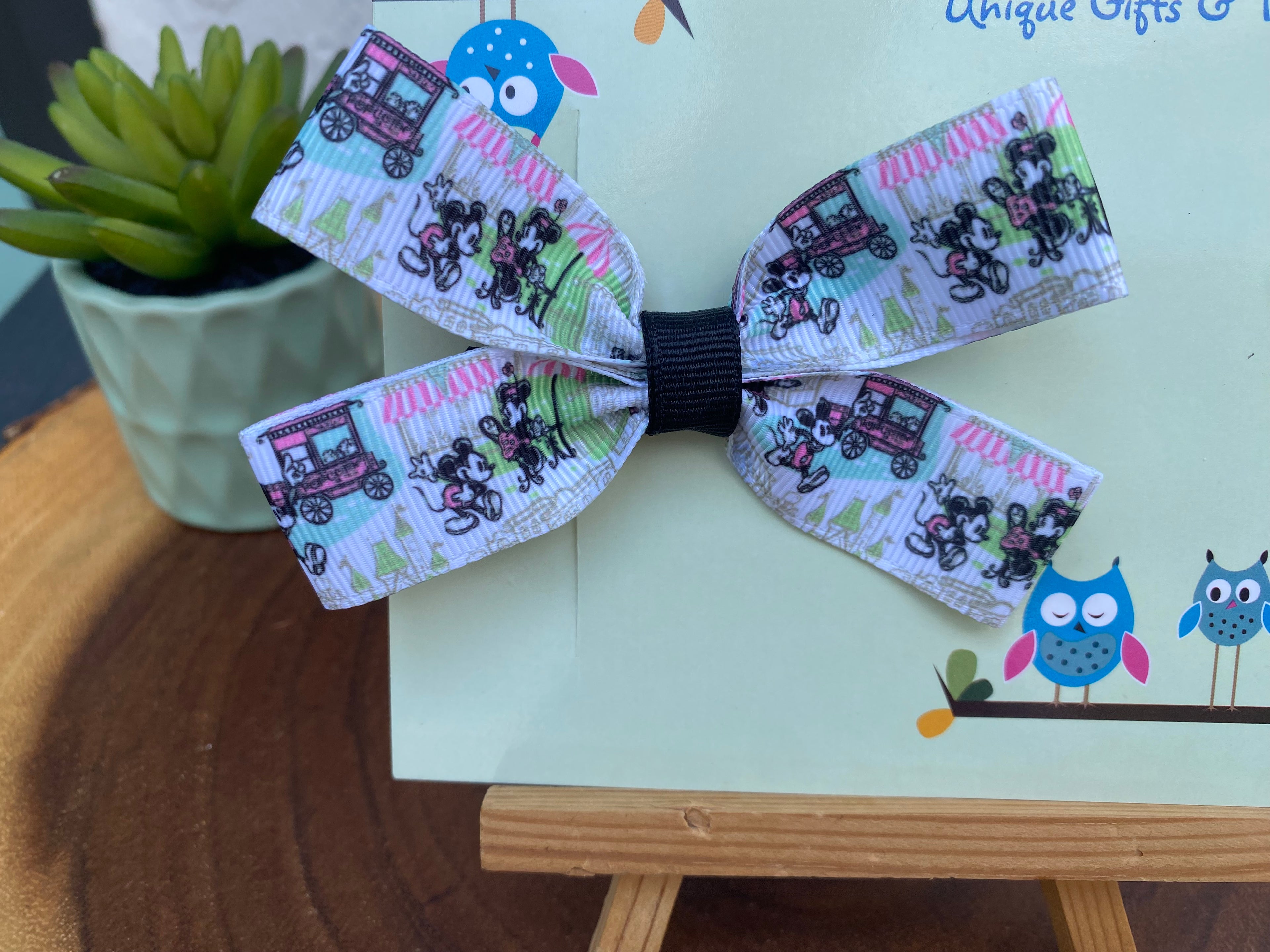 Mickey and Minnie Bistro Hairbow