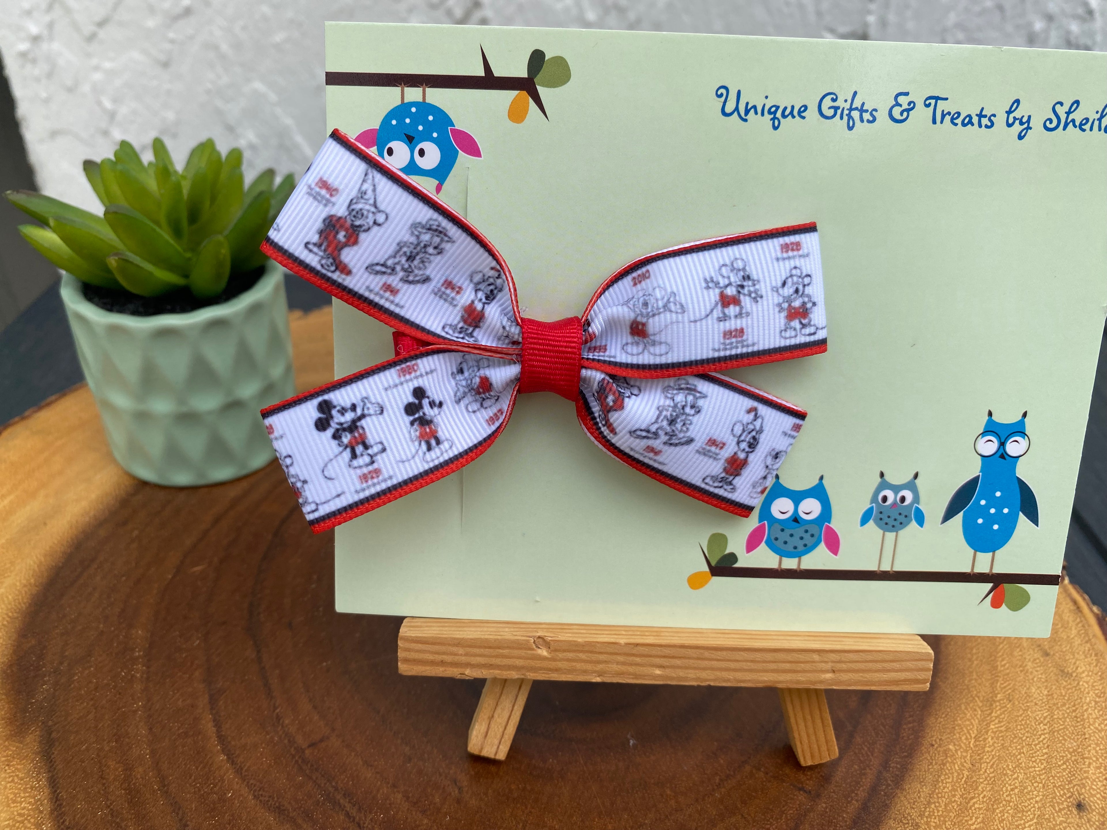 Mickey Mouse Through The Years Hairbow