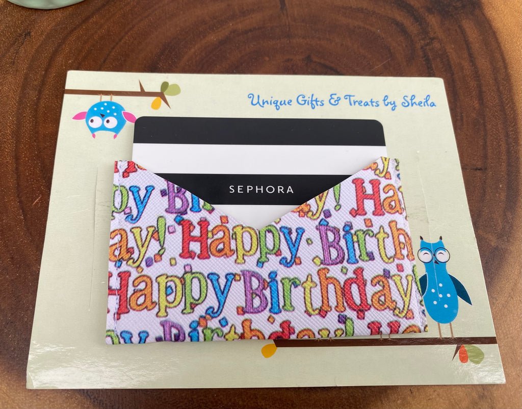 Happy Birthday Gift Card Holder