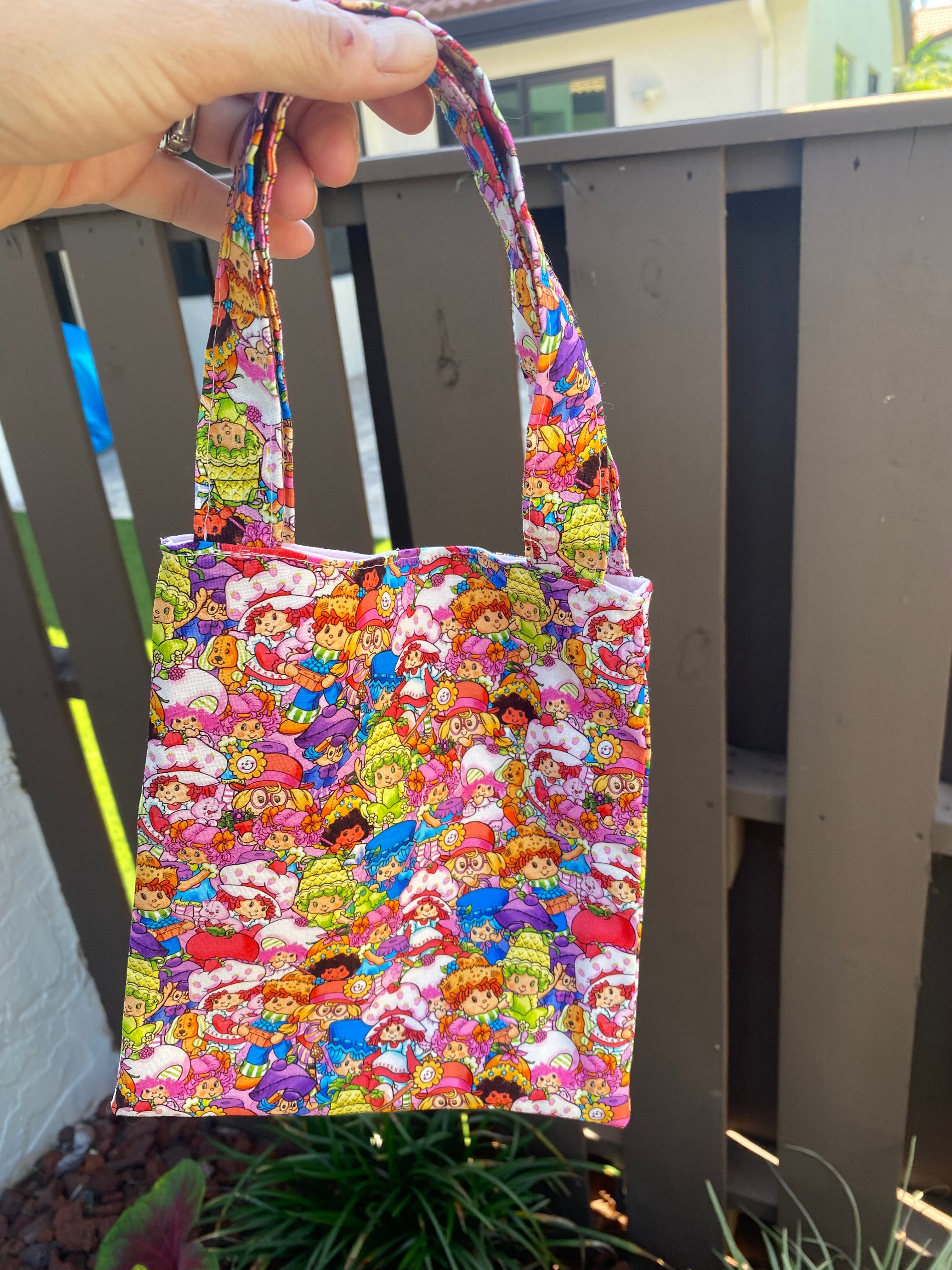 Strawberry Doll and Friends Gift Bag; Tote