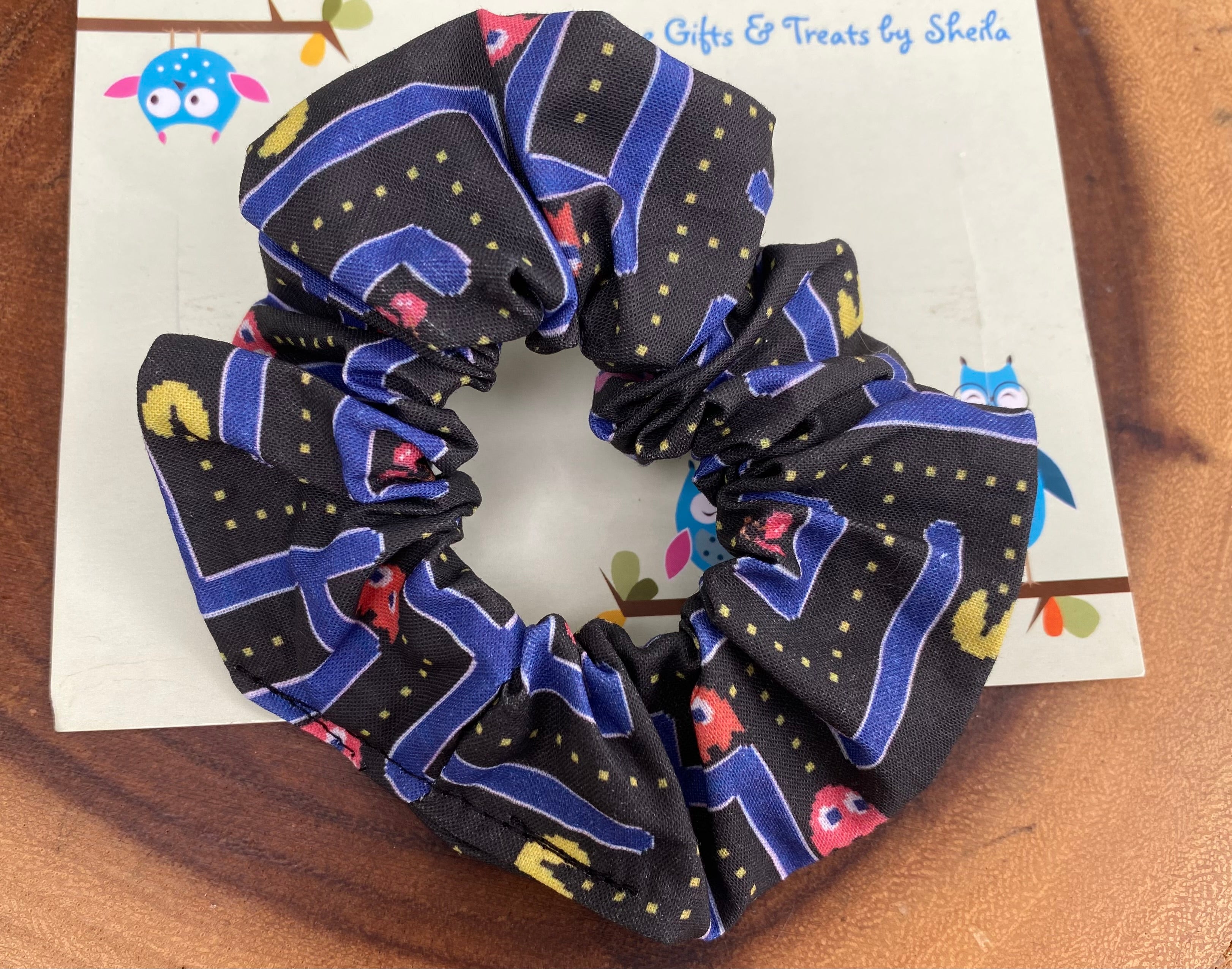 Pac Man Scrunchie