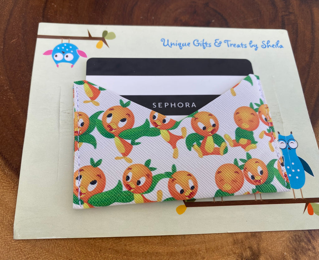 Orange Bird Gift Card Holder