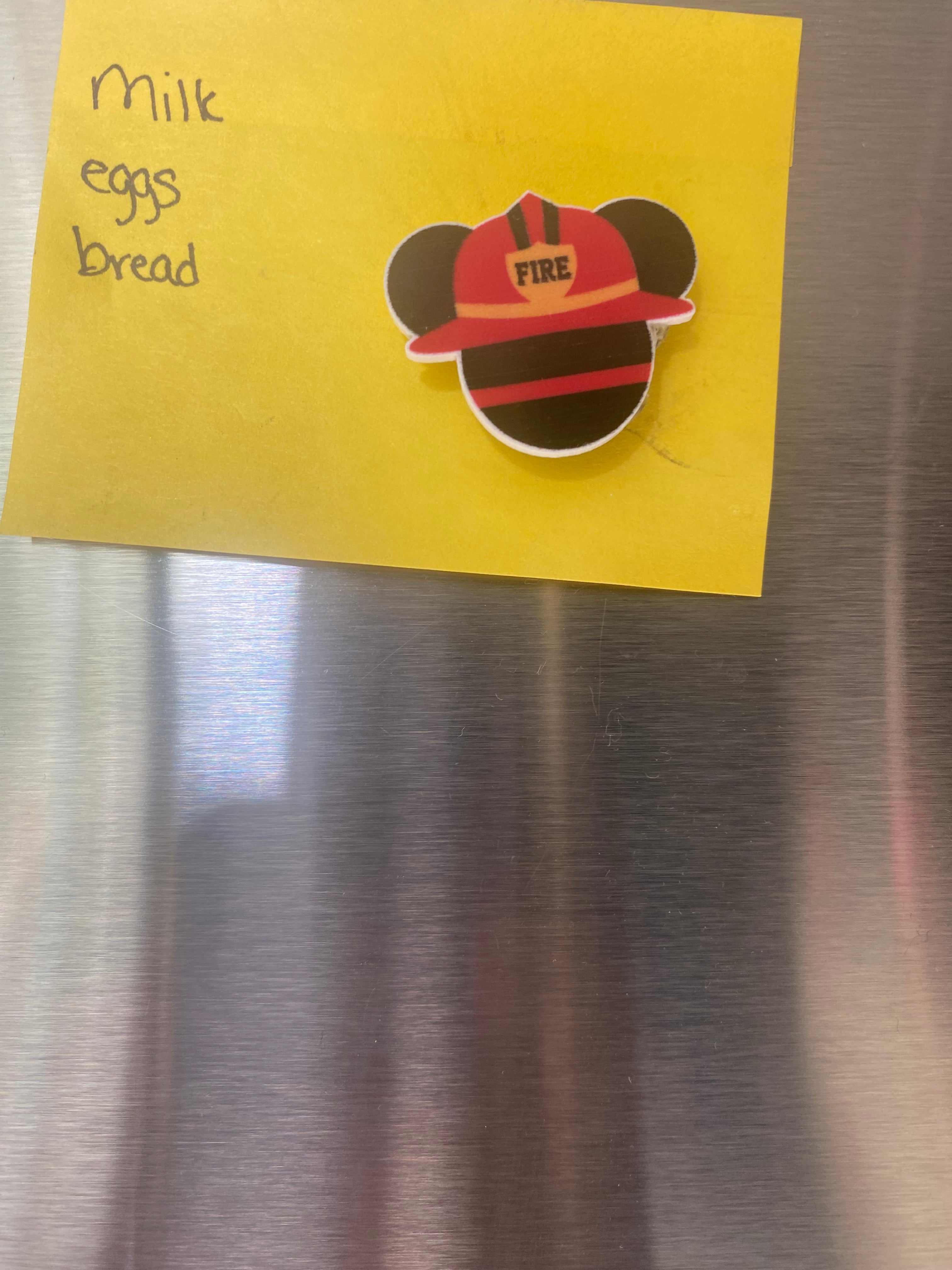 Mickey Firefighter Magnets