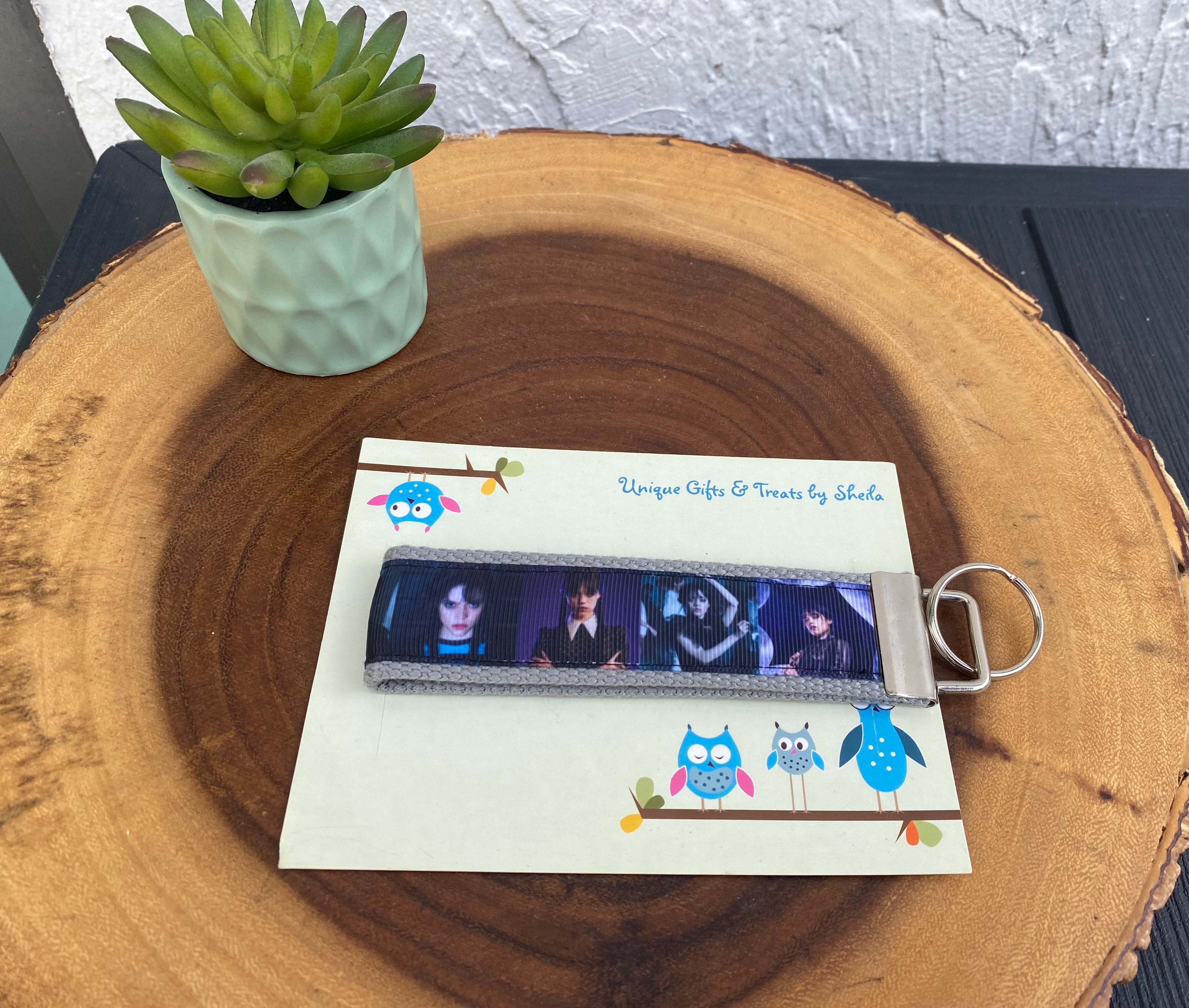 Wednesday Keychain; Keyfob