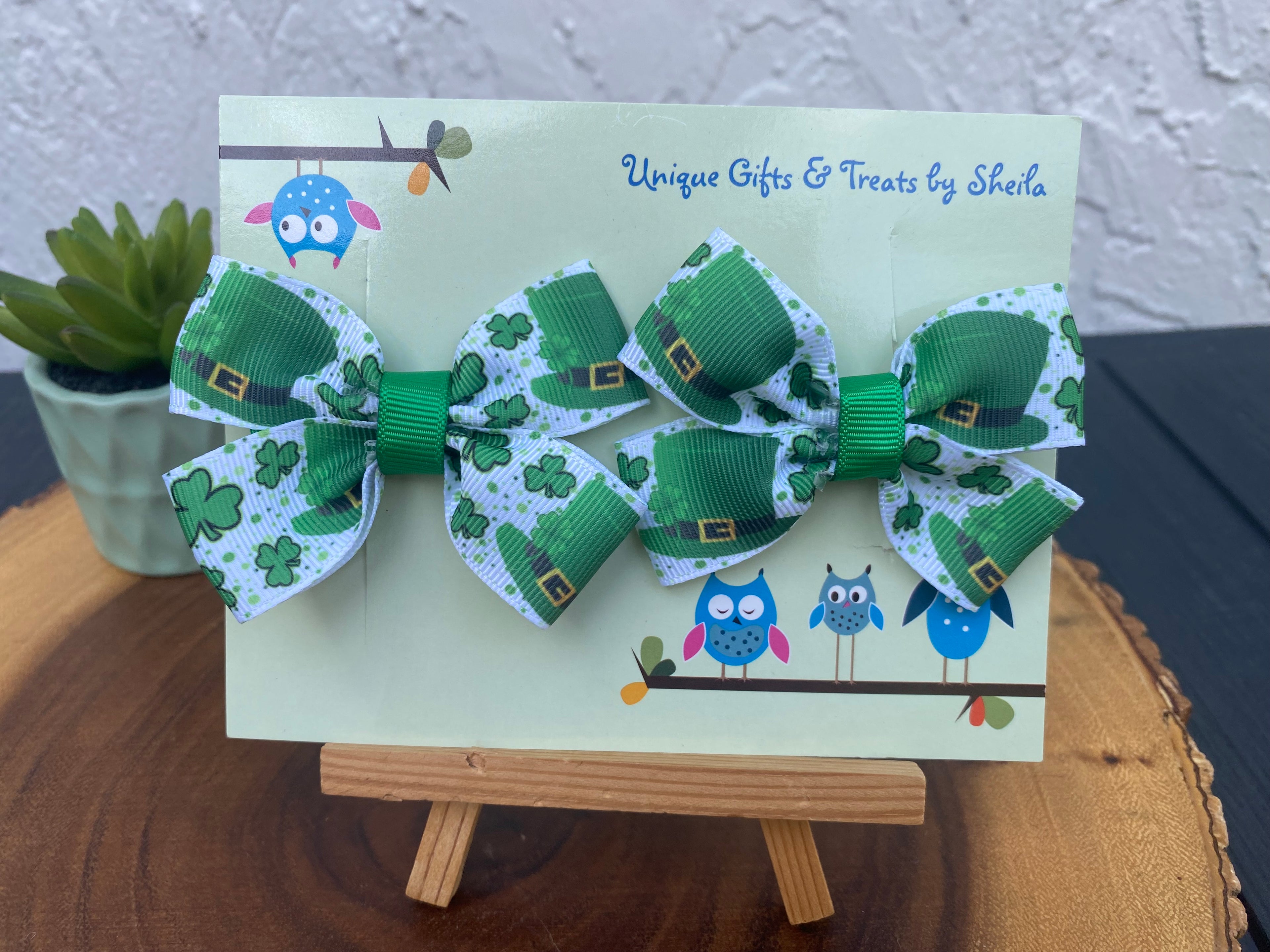 St. Patrick’s Day Hairbows