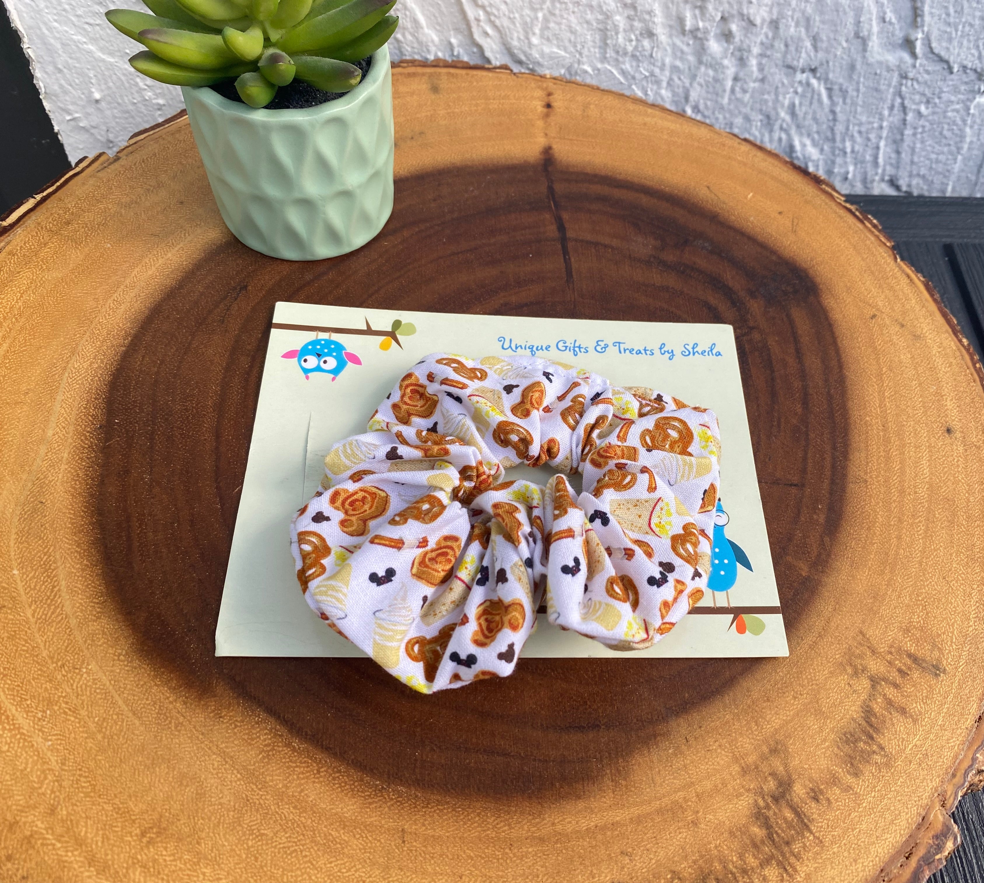 Disney Snacks Scrunchie