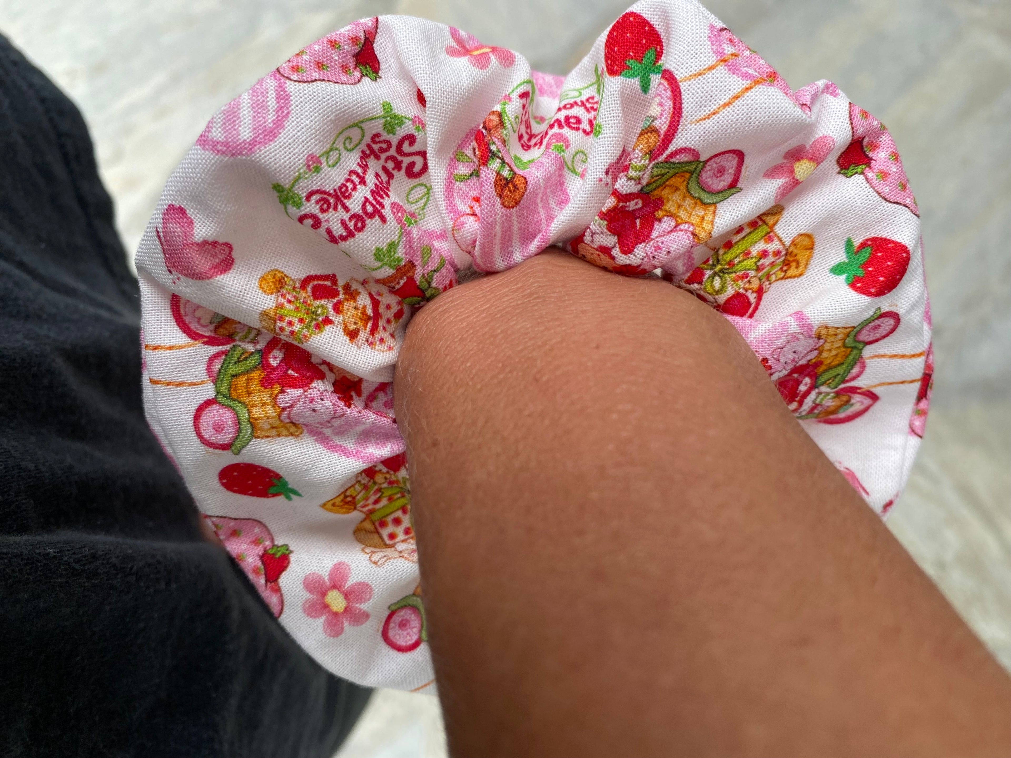 Strawberry Doll Scrunchie