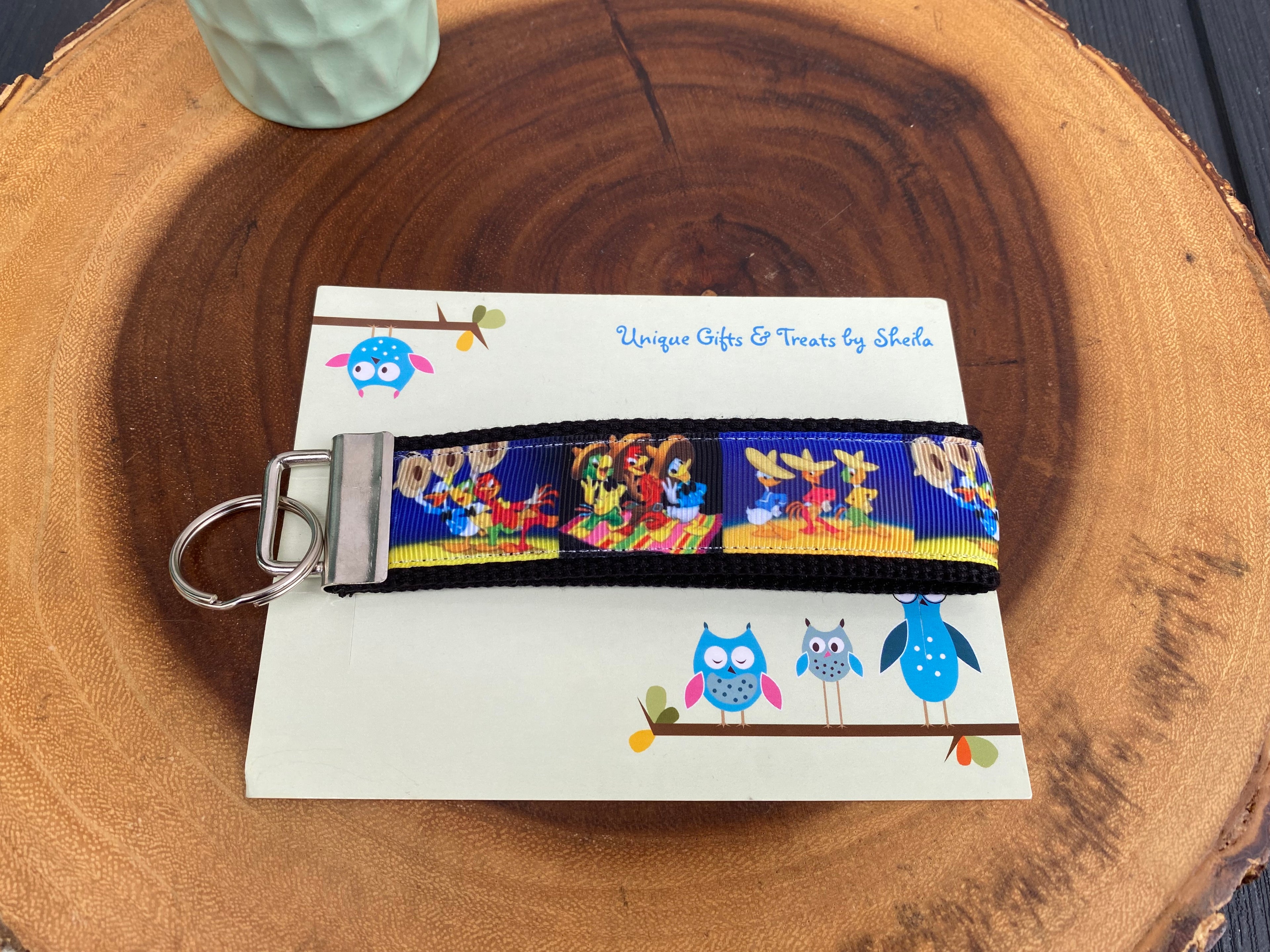 Three Caballeros Keychain;Keyfob