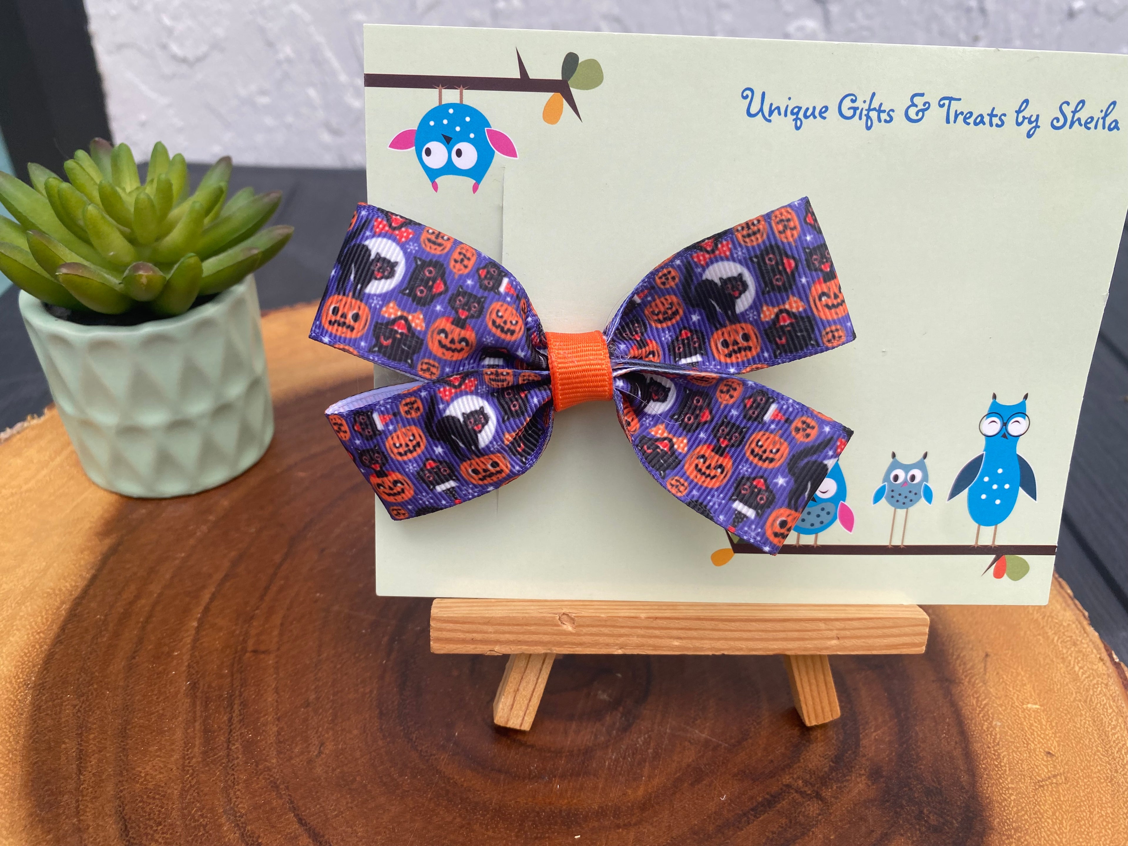 Retro Halloween Hairbow