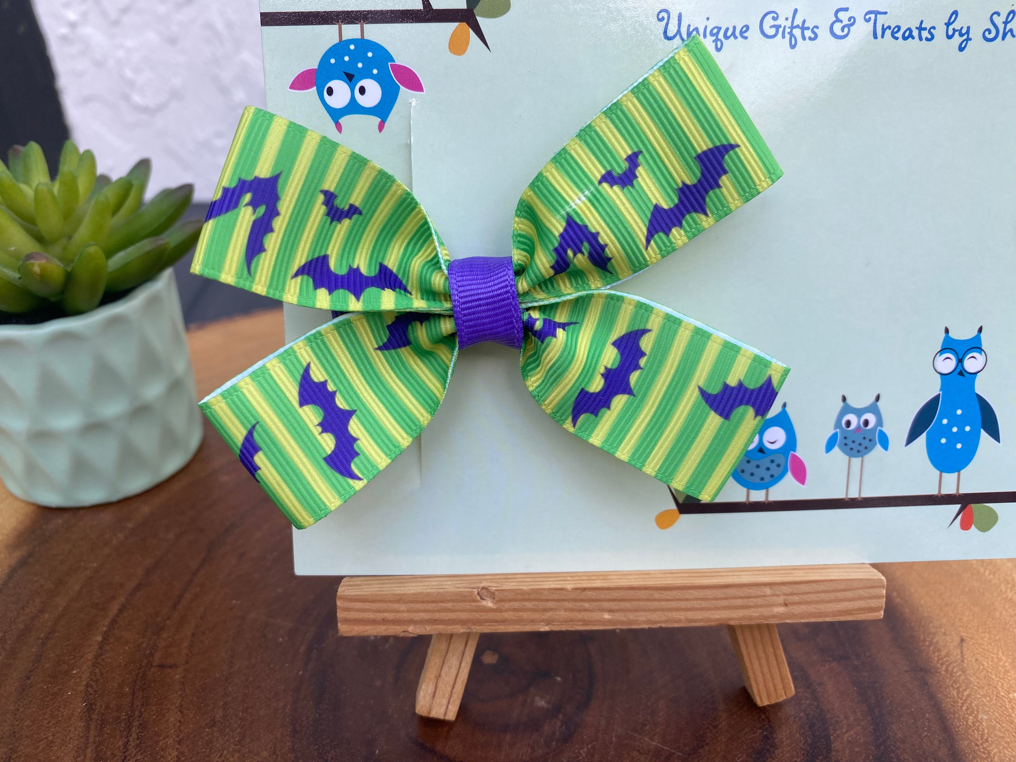 Mickey’s Not So Scary Halloween Costume; Bats Hairbow