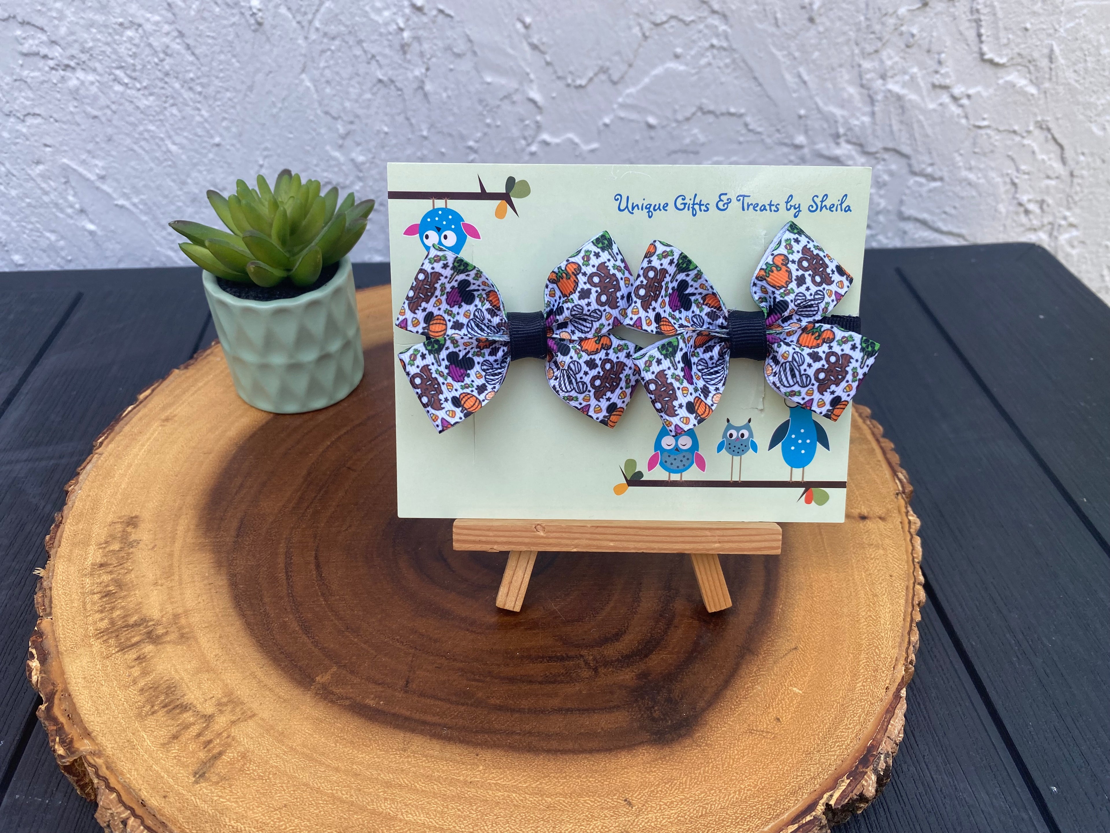 Disney Halloween Snacks Hairbows