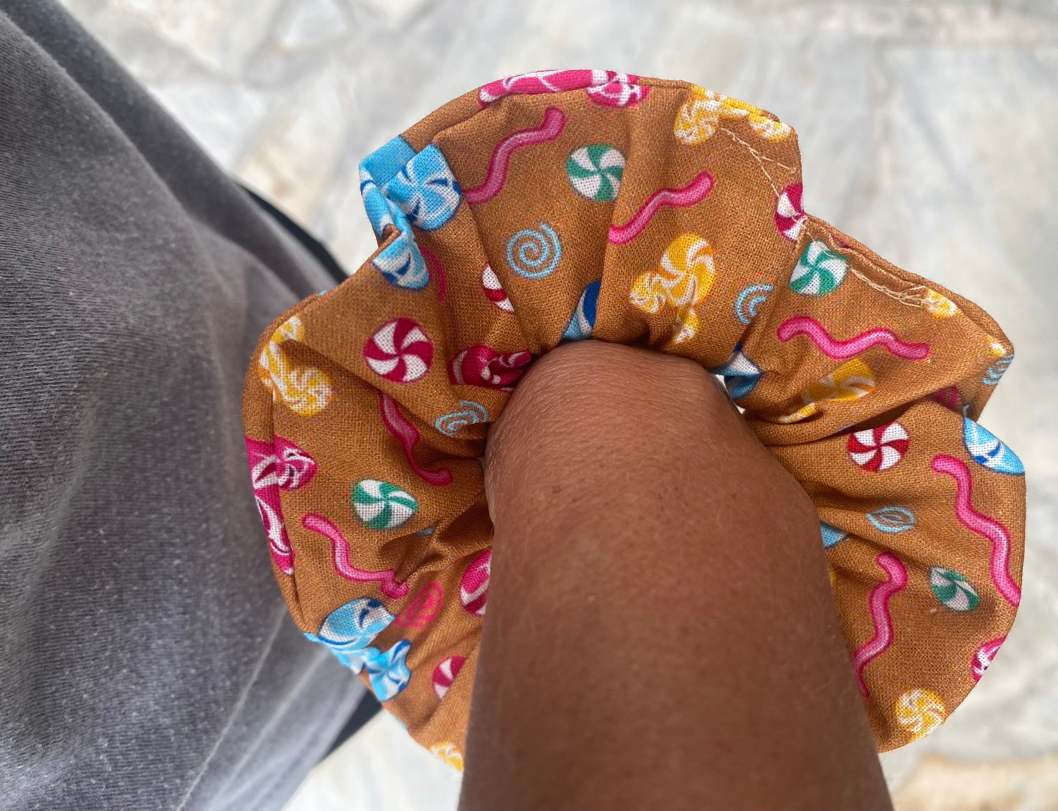 Disney Christmas Candy Scrunchie