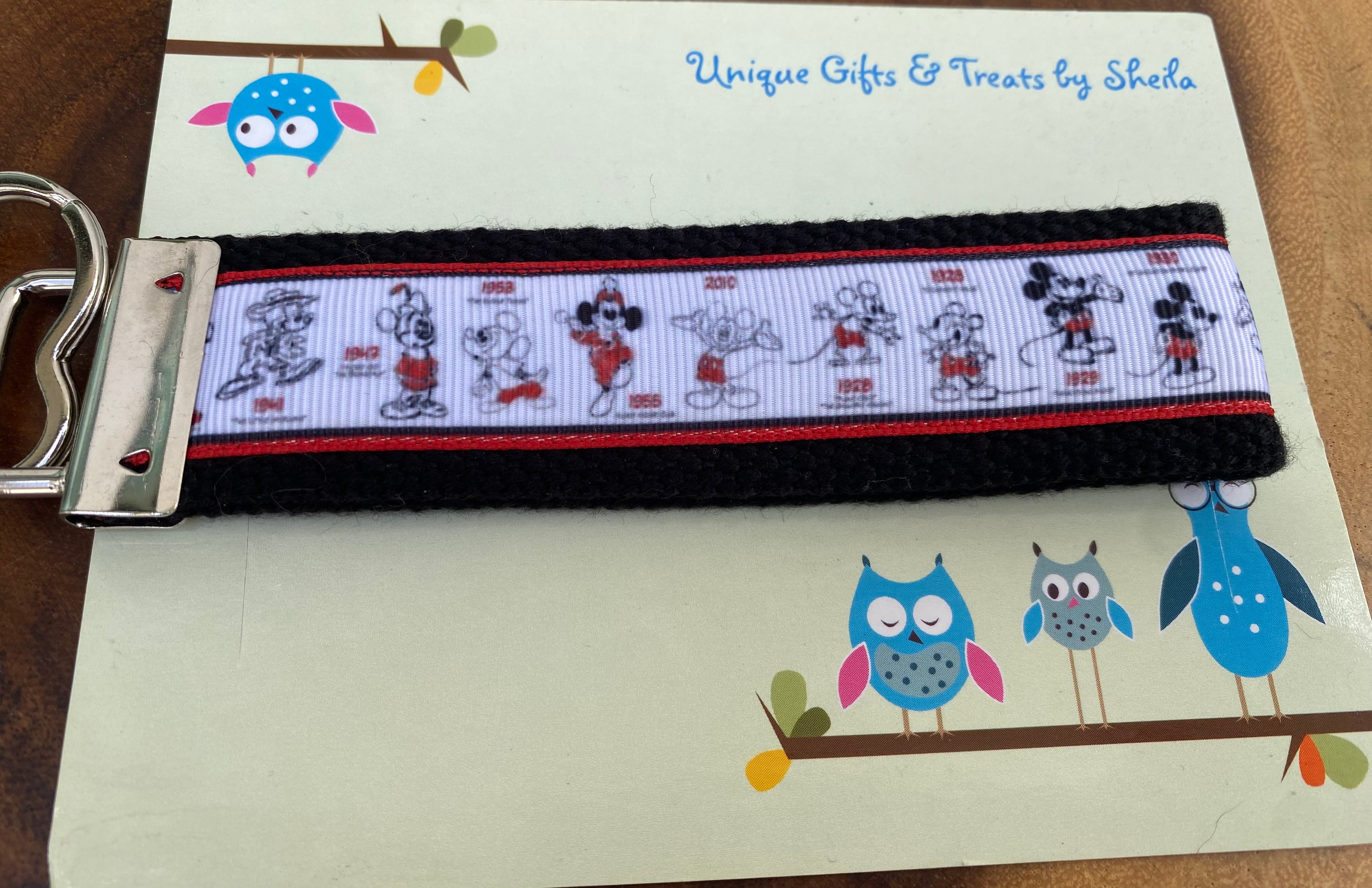 Mickey Mouse Through the Years Keychain; Keyfob