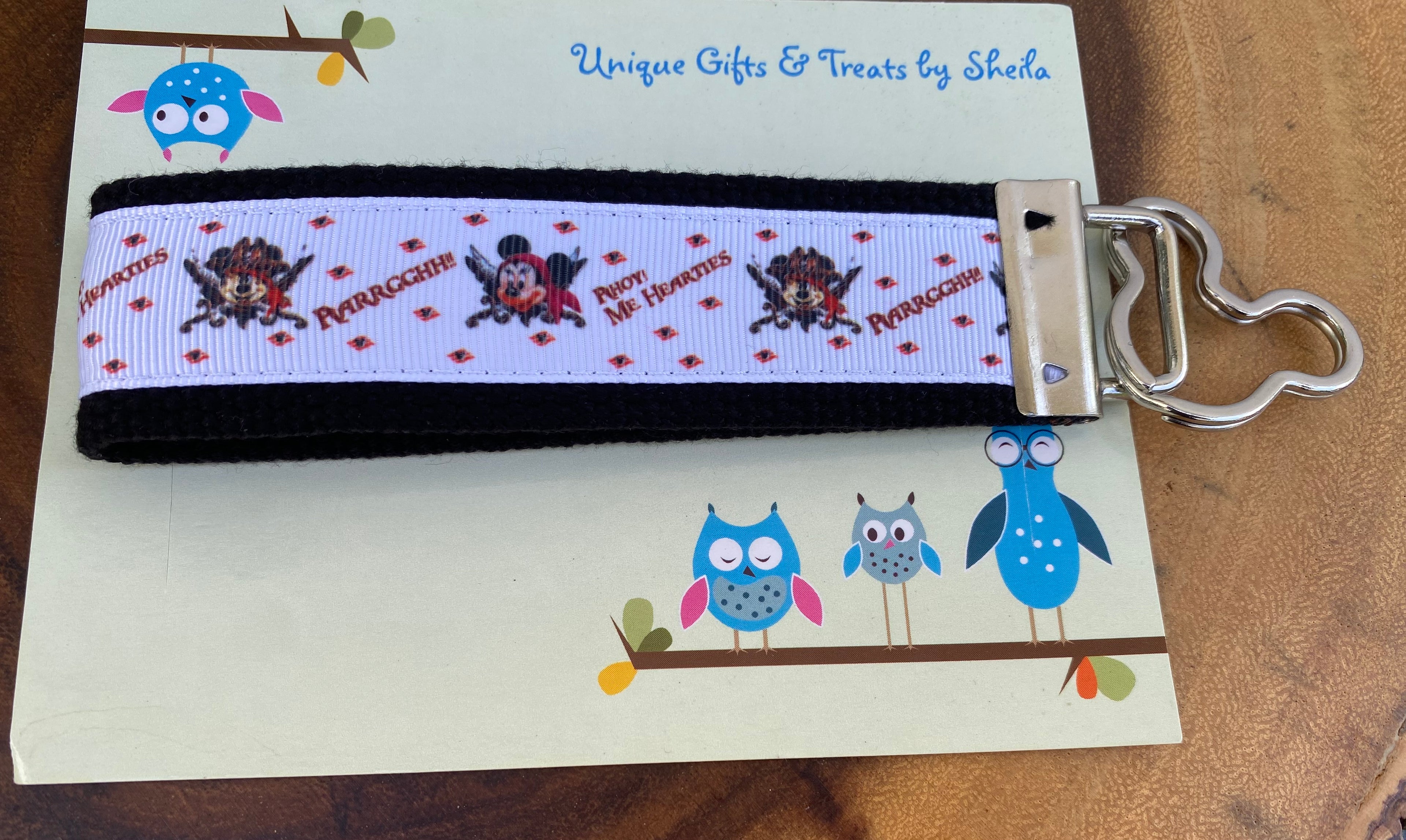 Pirate Mickey Keychain; Keyfob