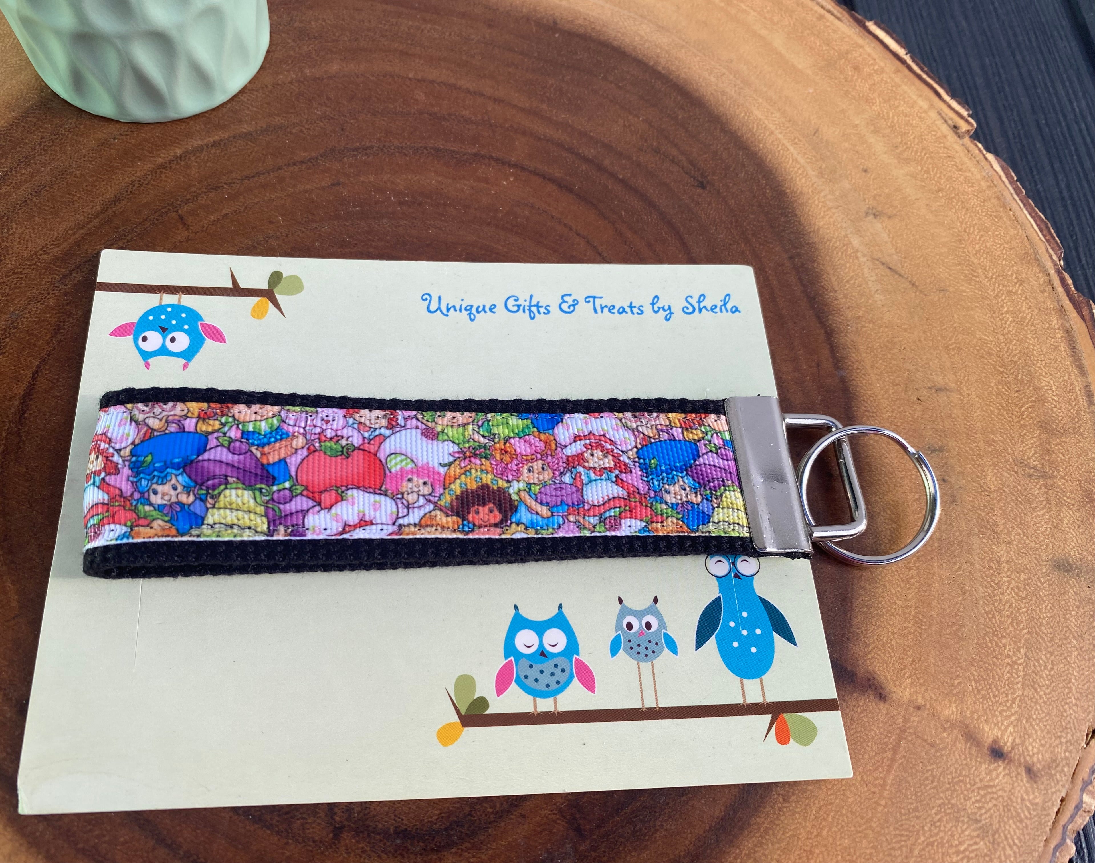 Strawberry Doll and Friends Keychain; Keyfob