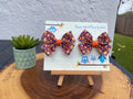 Orange Bird Hairbows