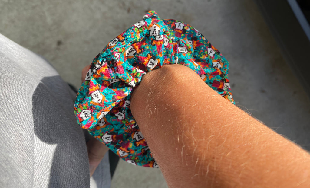 Mickey’s Not So Scary Halloween Party Scrunchie; Witch Minnie Scrunchie