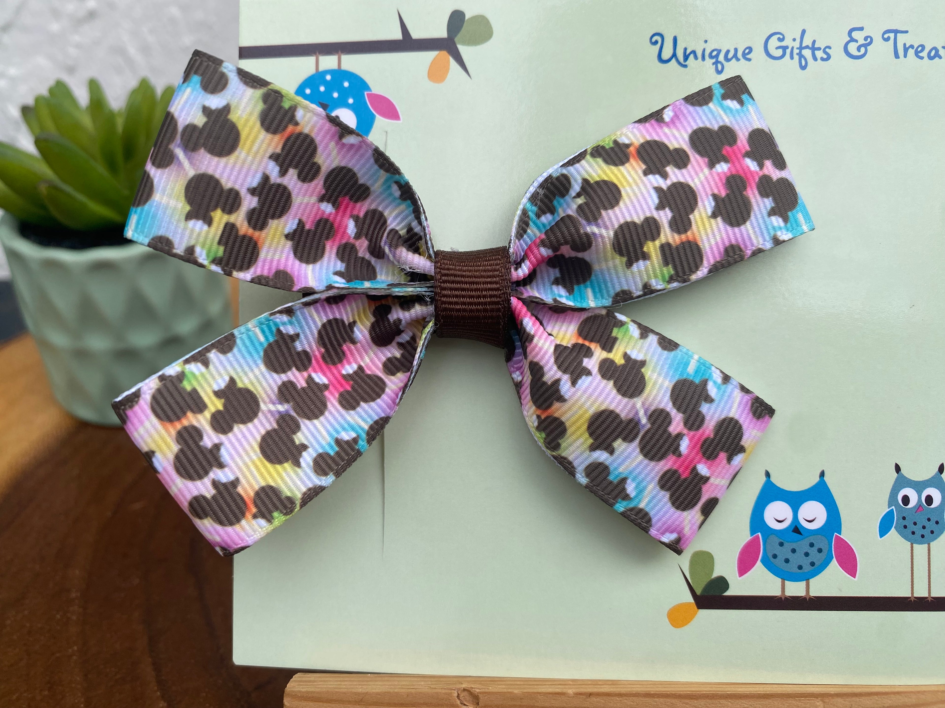 Disney Ice Cream Bars Hairbow