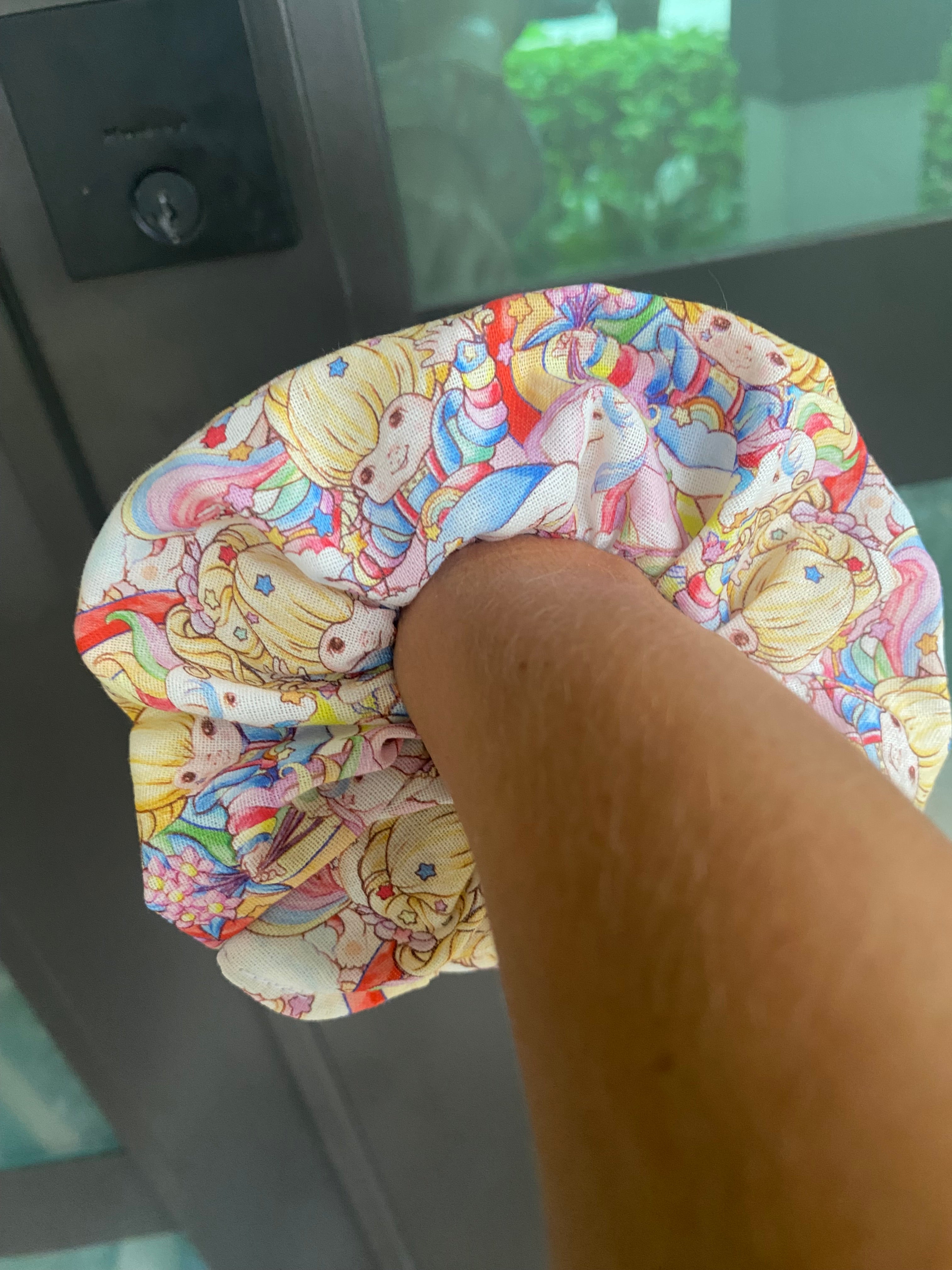 Rainbow Doll Scrunchie