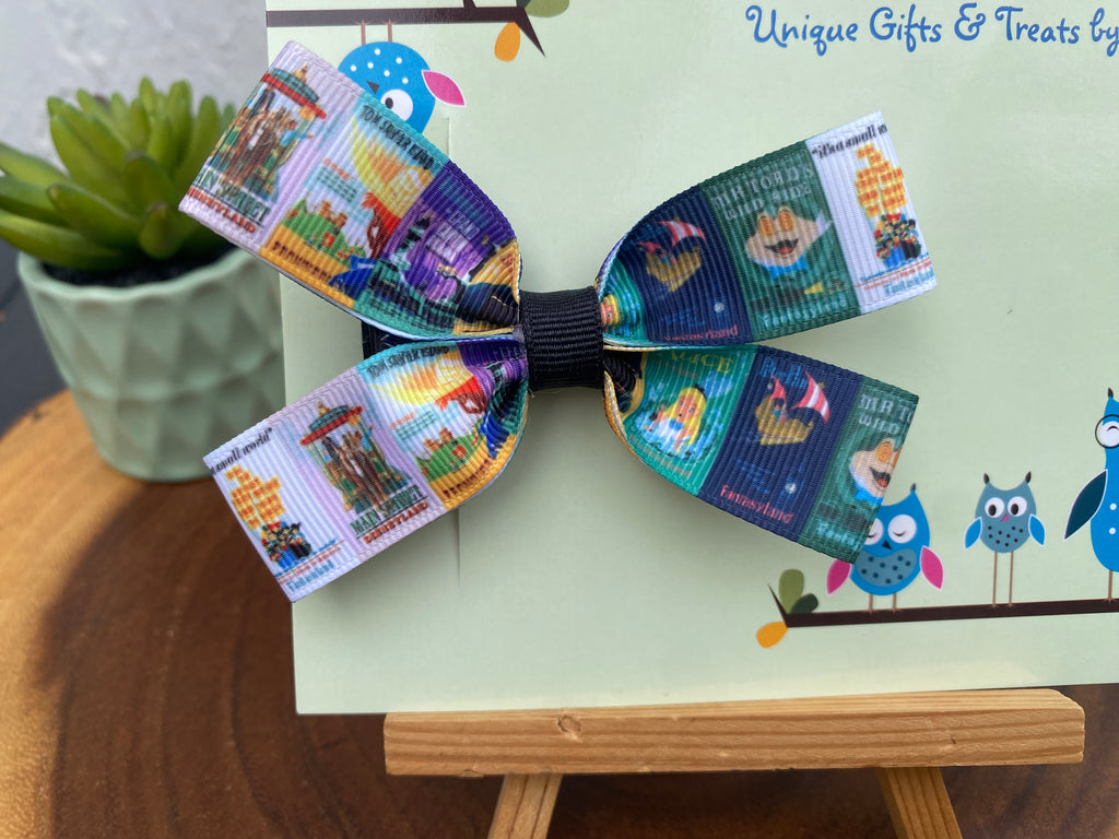 Disney Ride Posters Hairbow