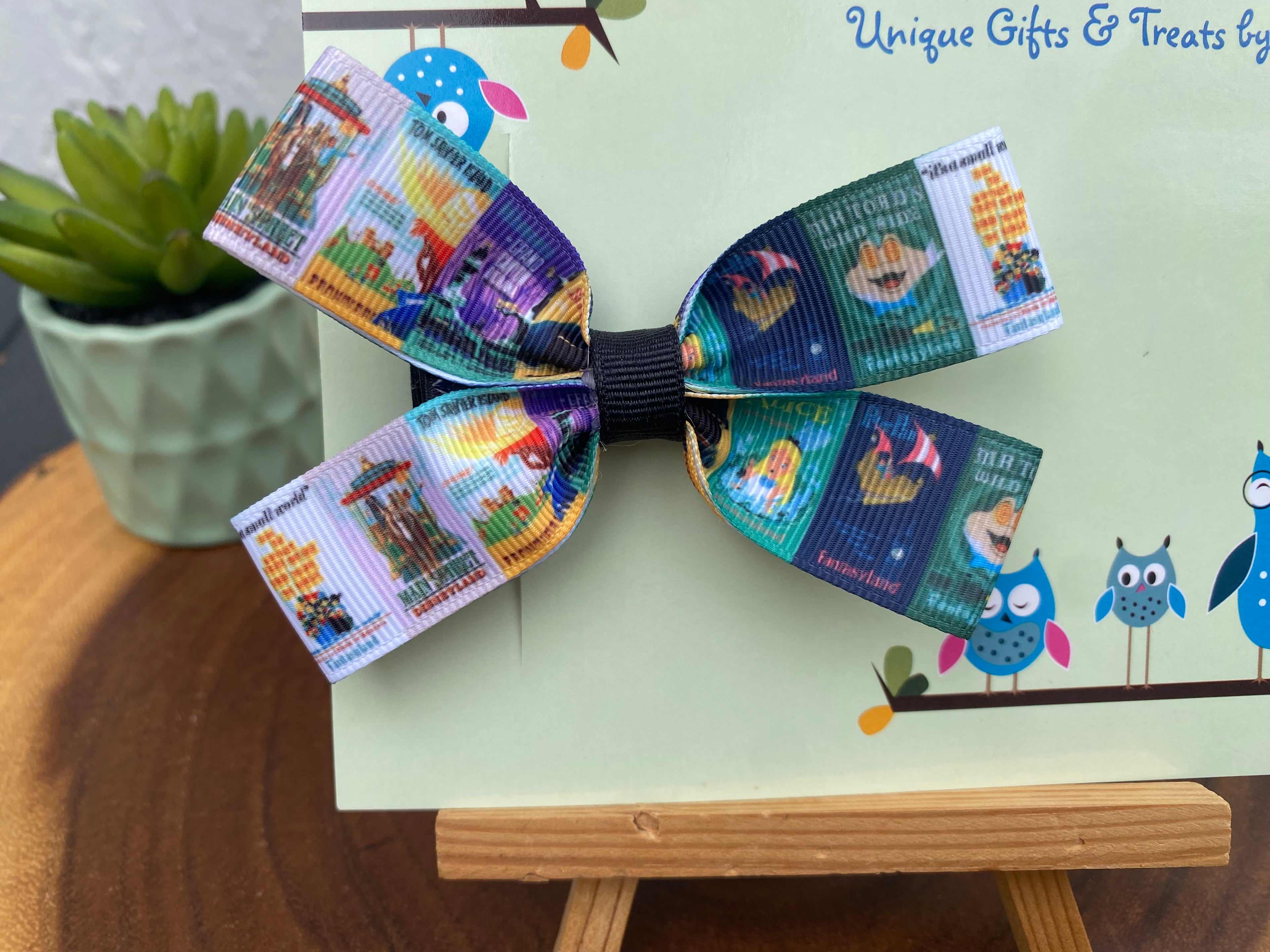 Disney Ride Posters Hairbow
