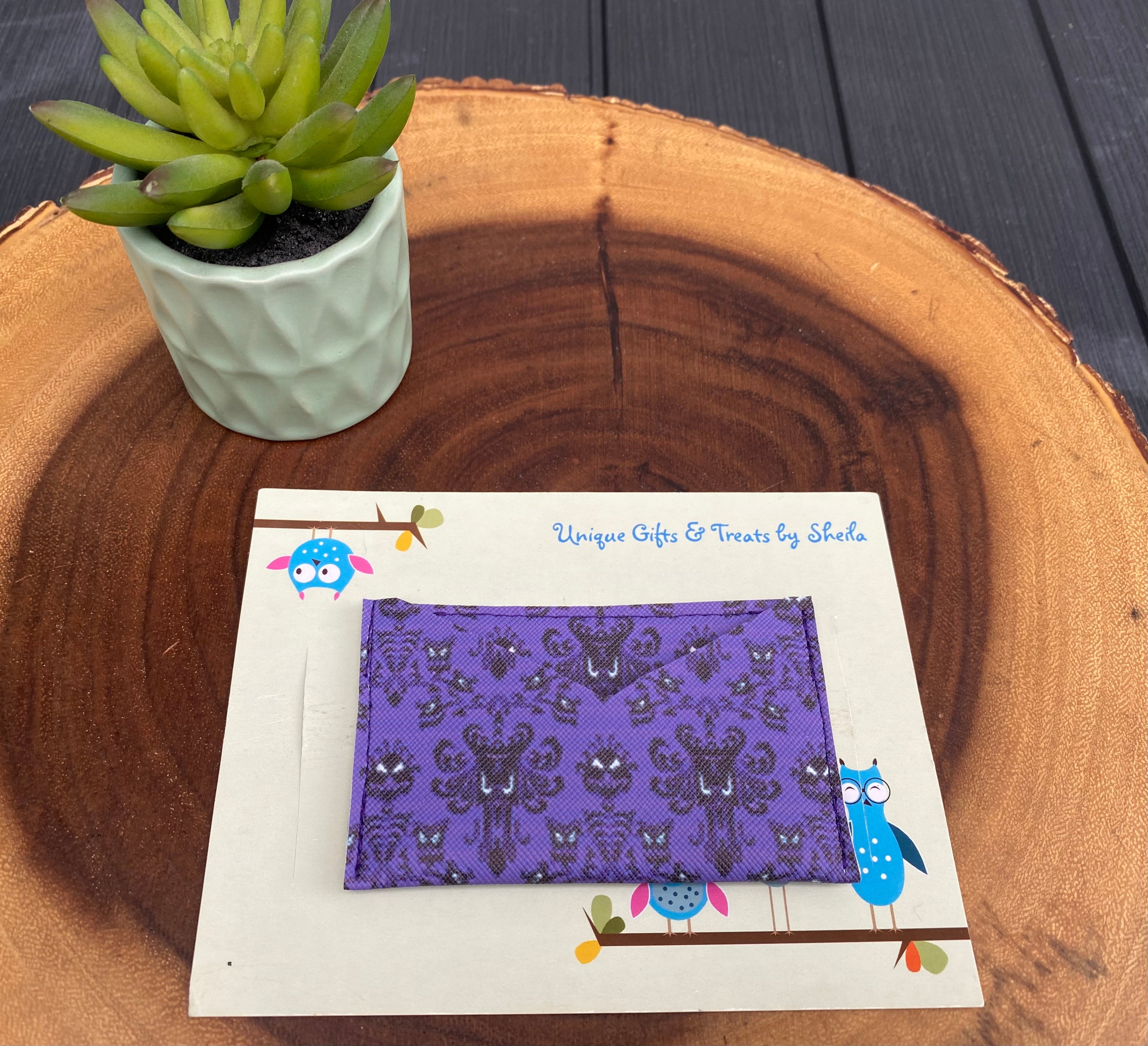 Haunted Mansion Wallpaper Gift Card Holder