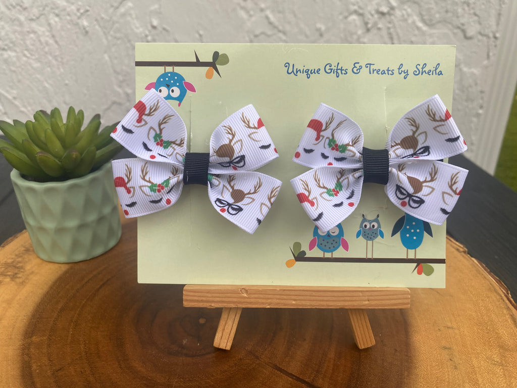 Reindeer Hairbows