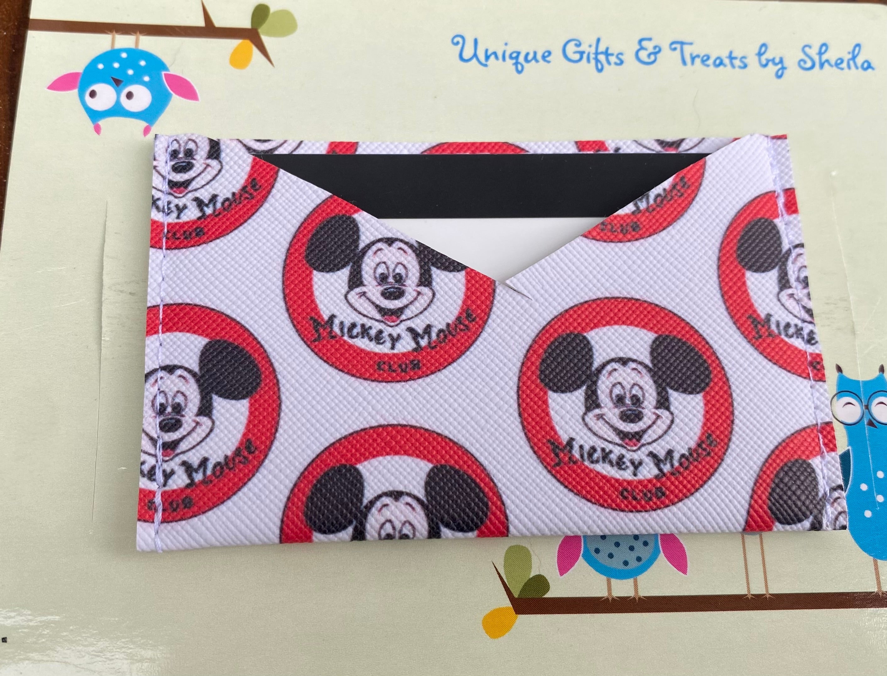 Mickey Mouse Club Gift Card Holder