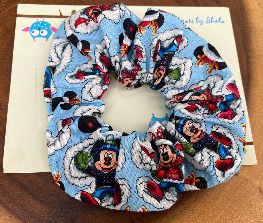 Disney Mickey Snow Angel Scrunchie