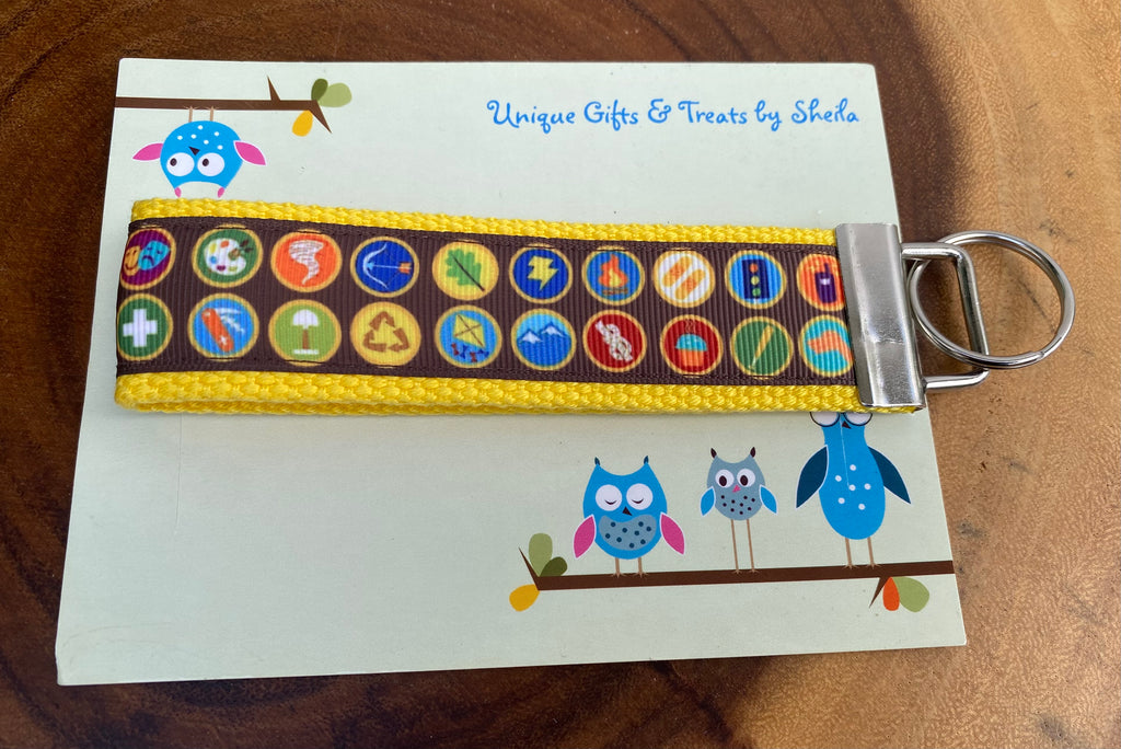 Disney Up Wilderness Explorer Badges Keychain; Keyfob