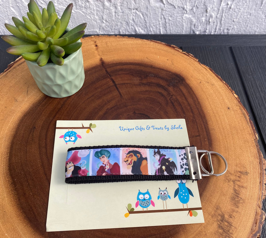 Disney Villains Keychain; Keyfob