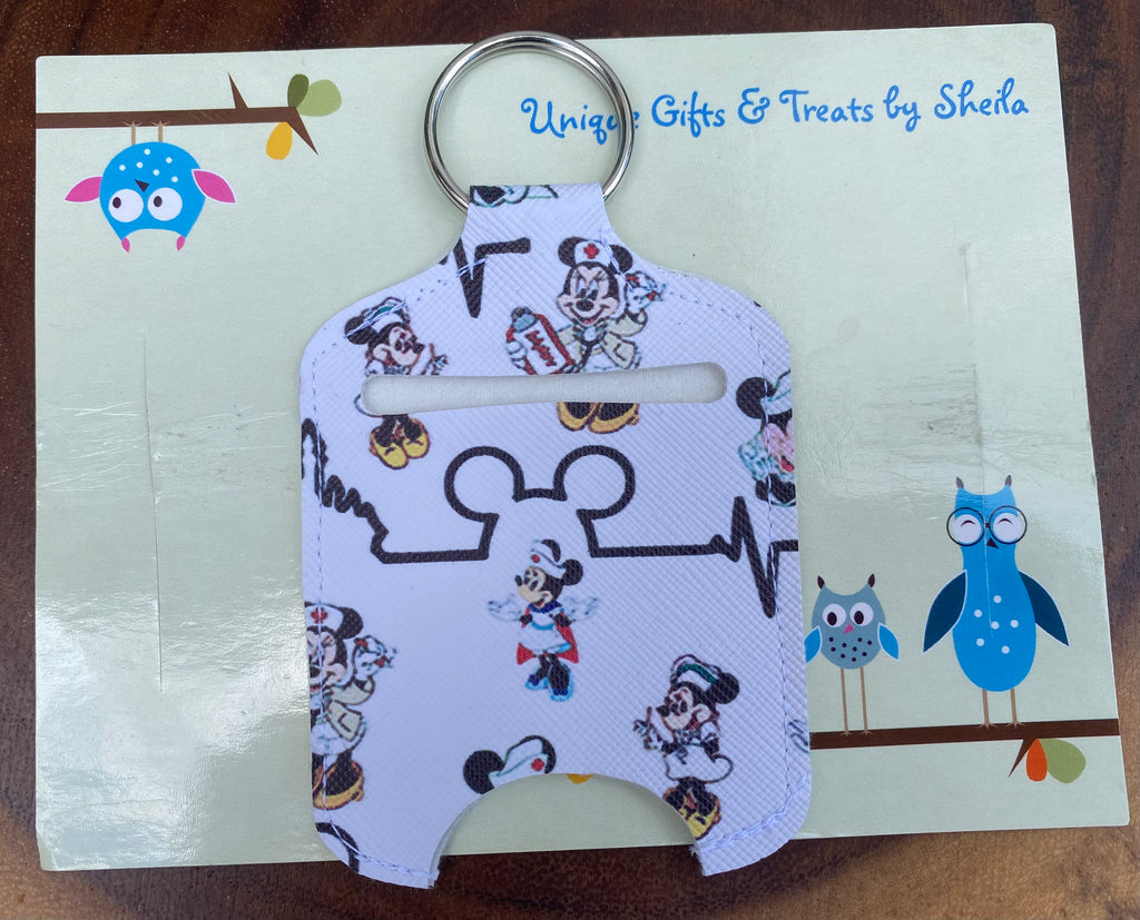 Nurse Minnie Mouse Hand Sanitizer Holder