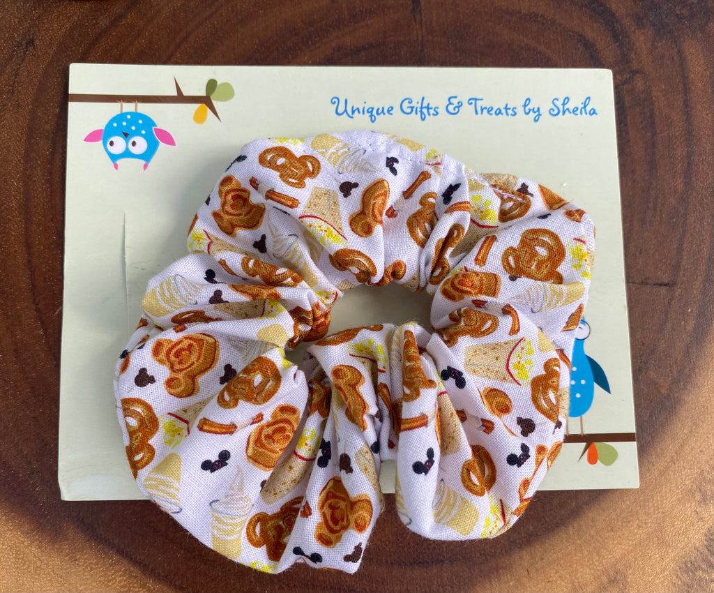 Disney Snacks Scrunchie