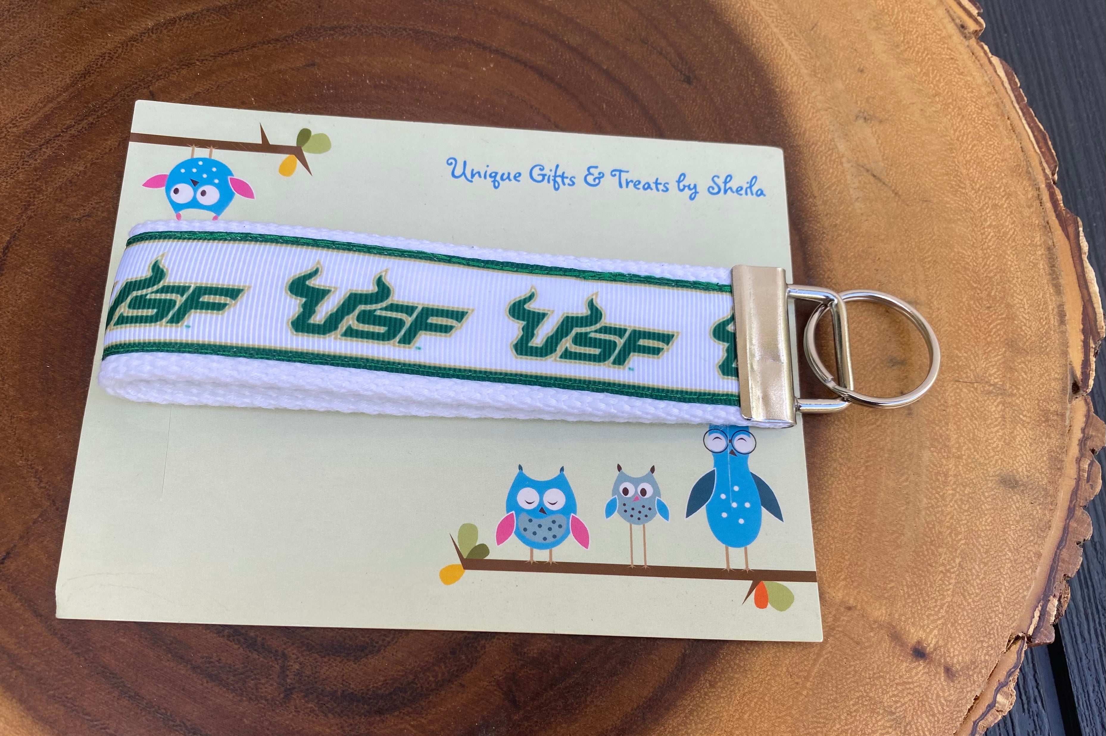 Florida College Keychain; Keyfob
