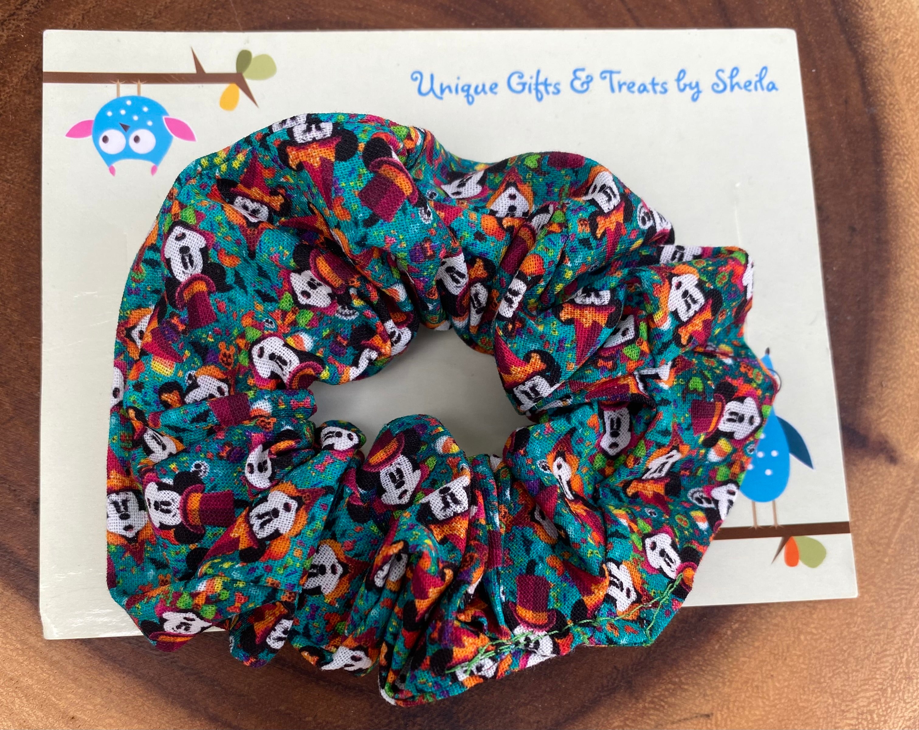 Mickey’s Not So Scary Halloween Party Scrunchie; Witch Minnie Scrunchie
