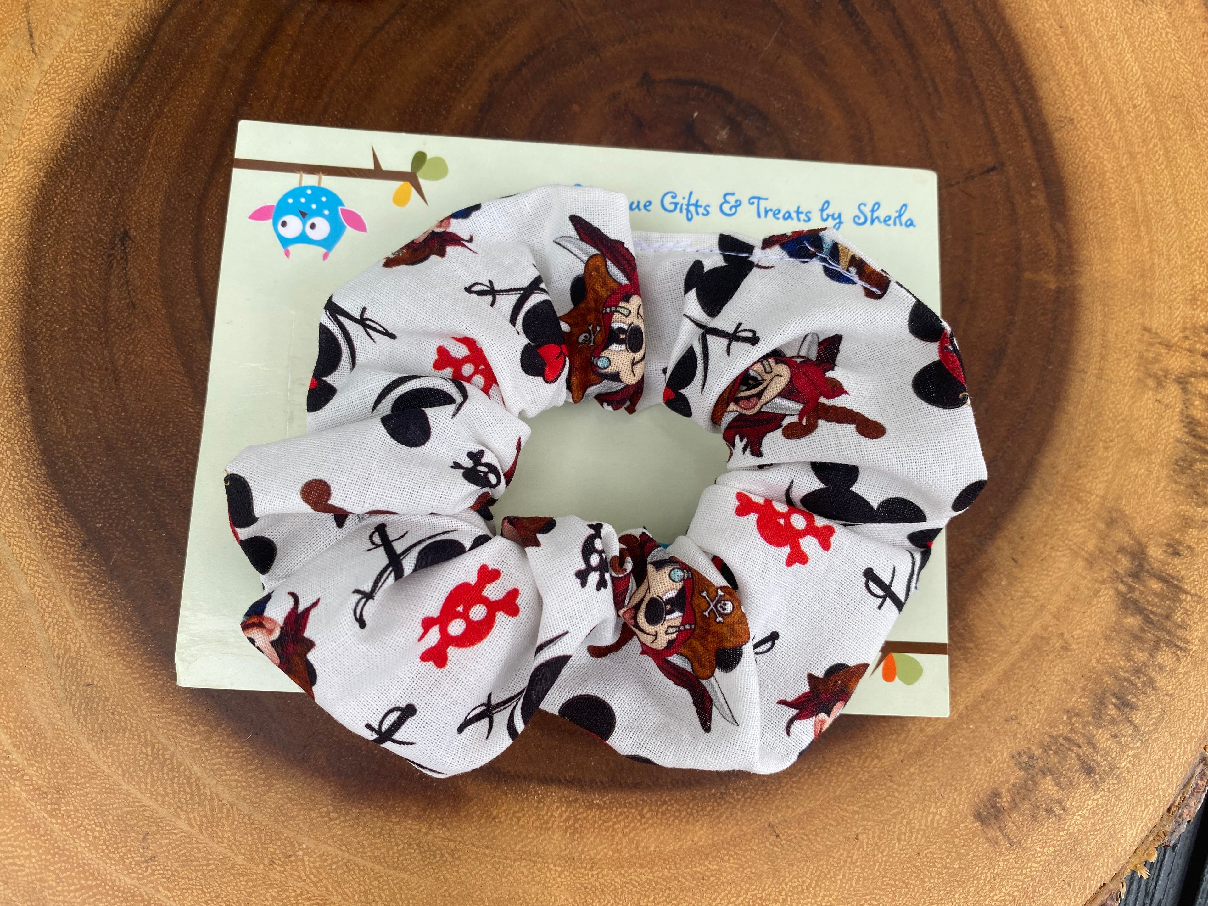 Pirate Mickey Scrunchie