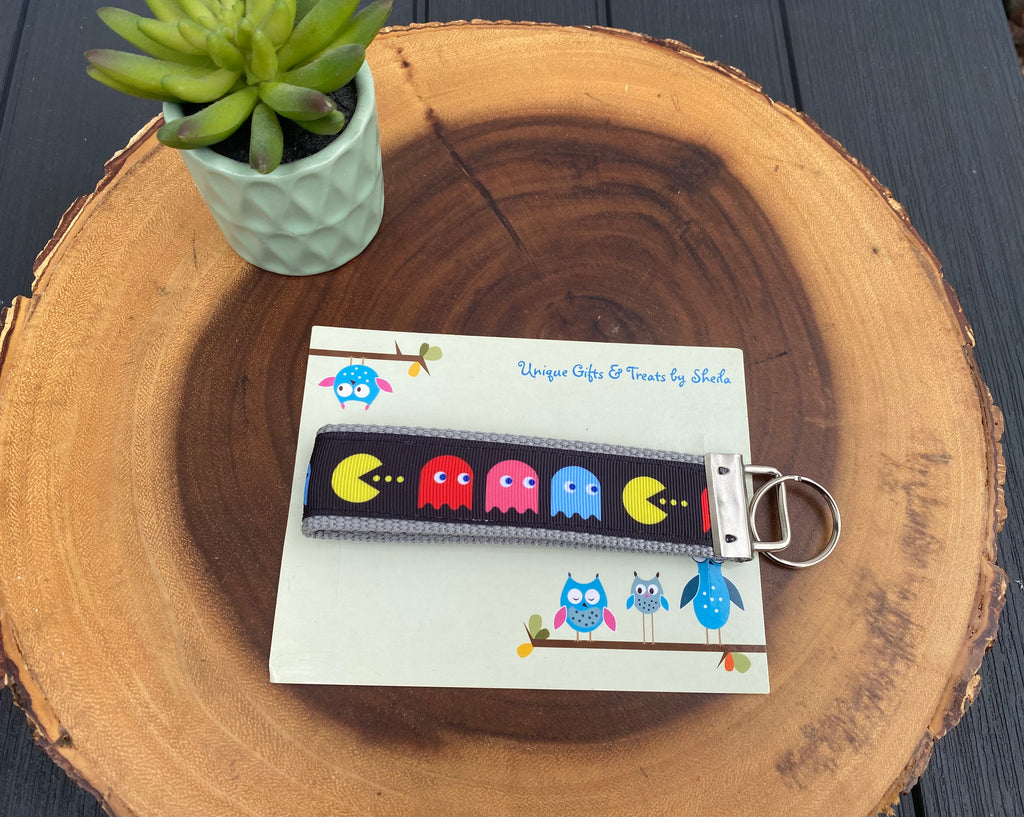 Retro Video Game Keychain; Keyfob
