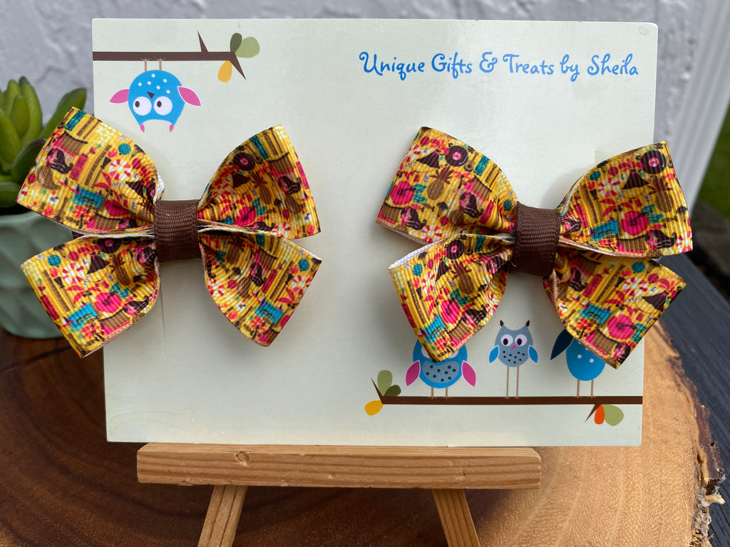 Polynesian; Luau Hairbows