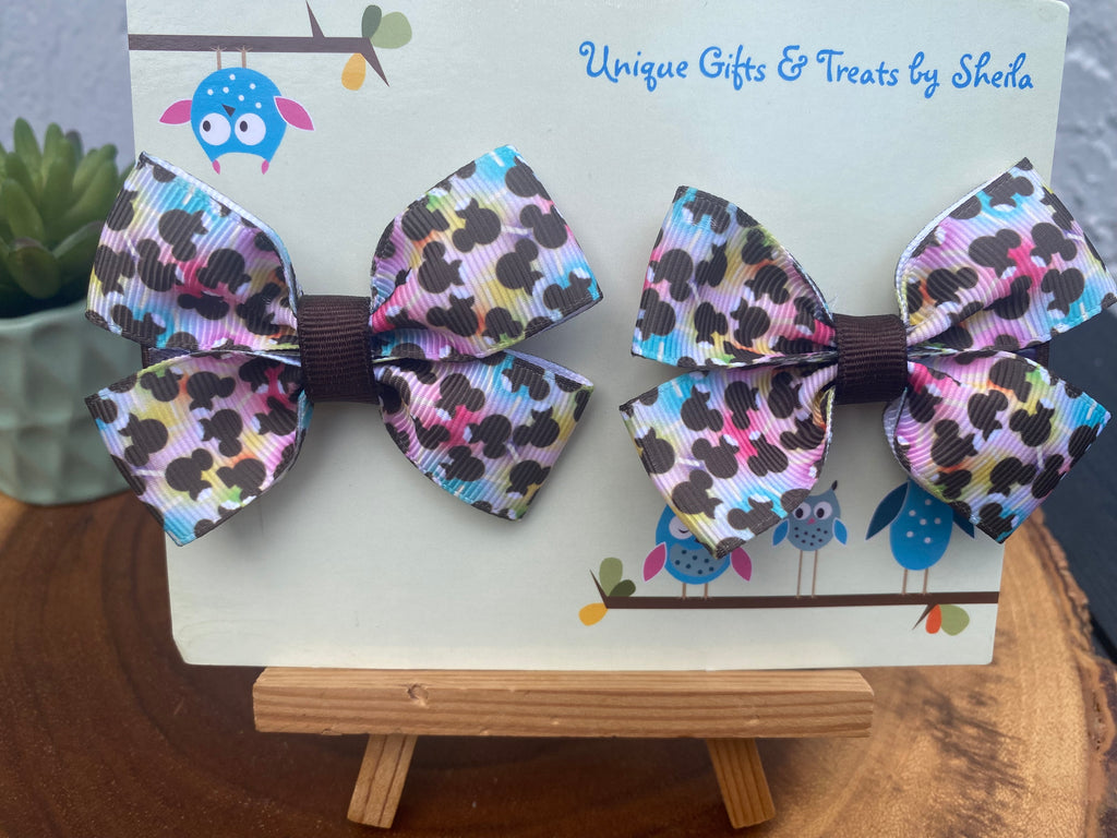 Disney Snacks; Ice Cream Bars Hairbows
