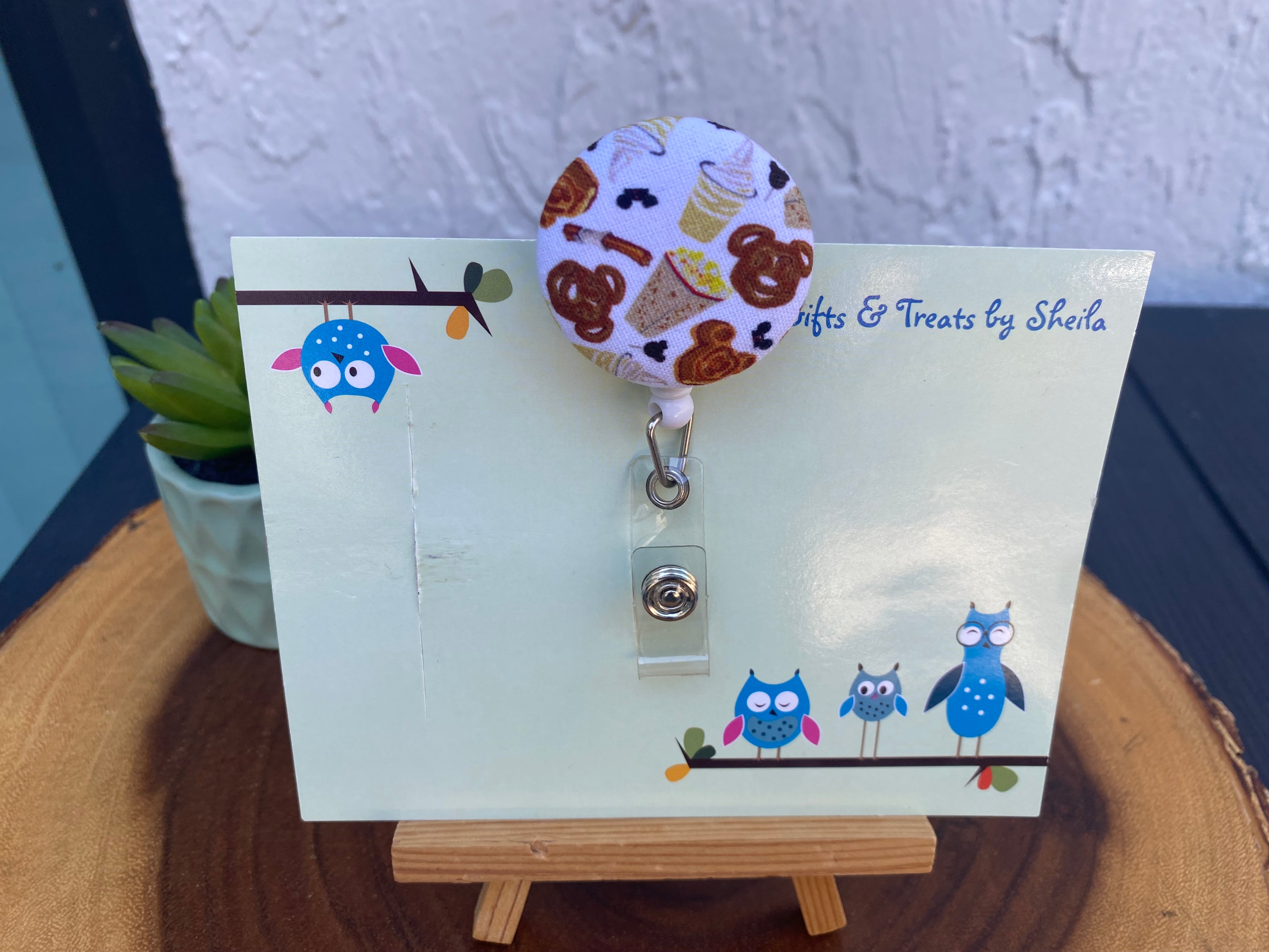 Disney Snacks Badge Reel