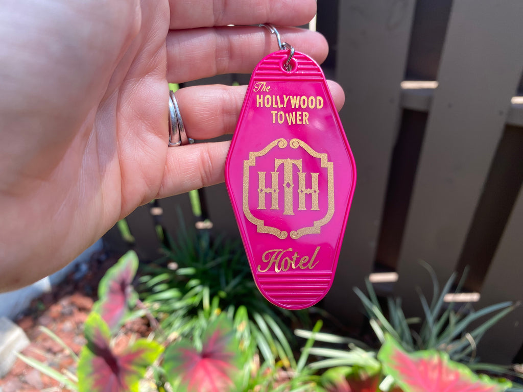 Hollywood Tower of Terror Motel Keychain