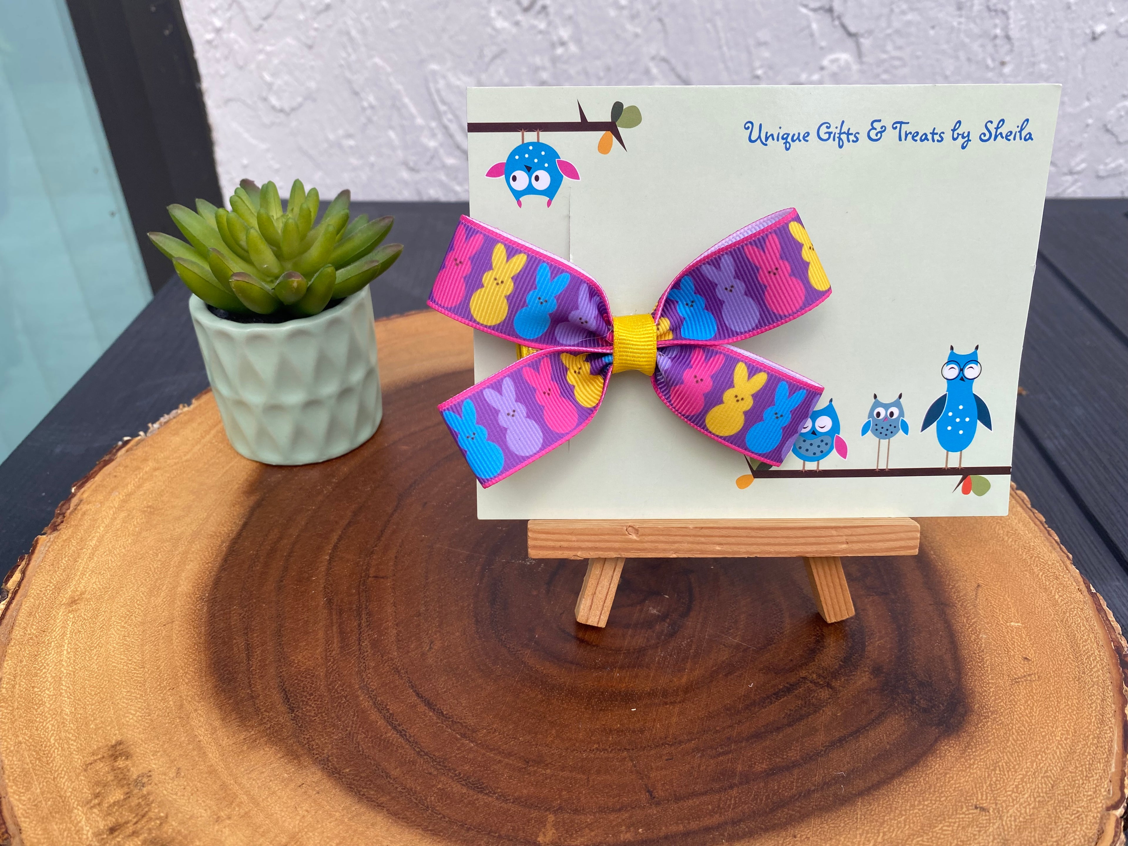Easter Bunny; Peeps Hairbow
