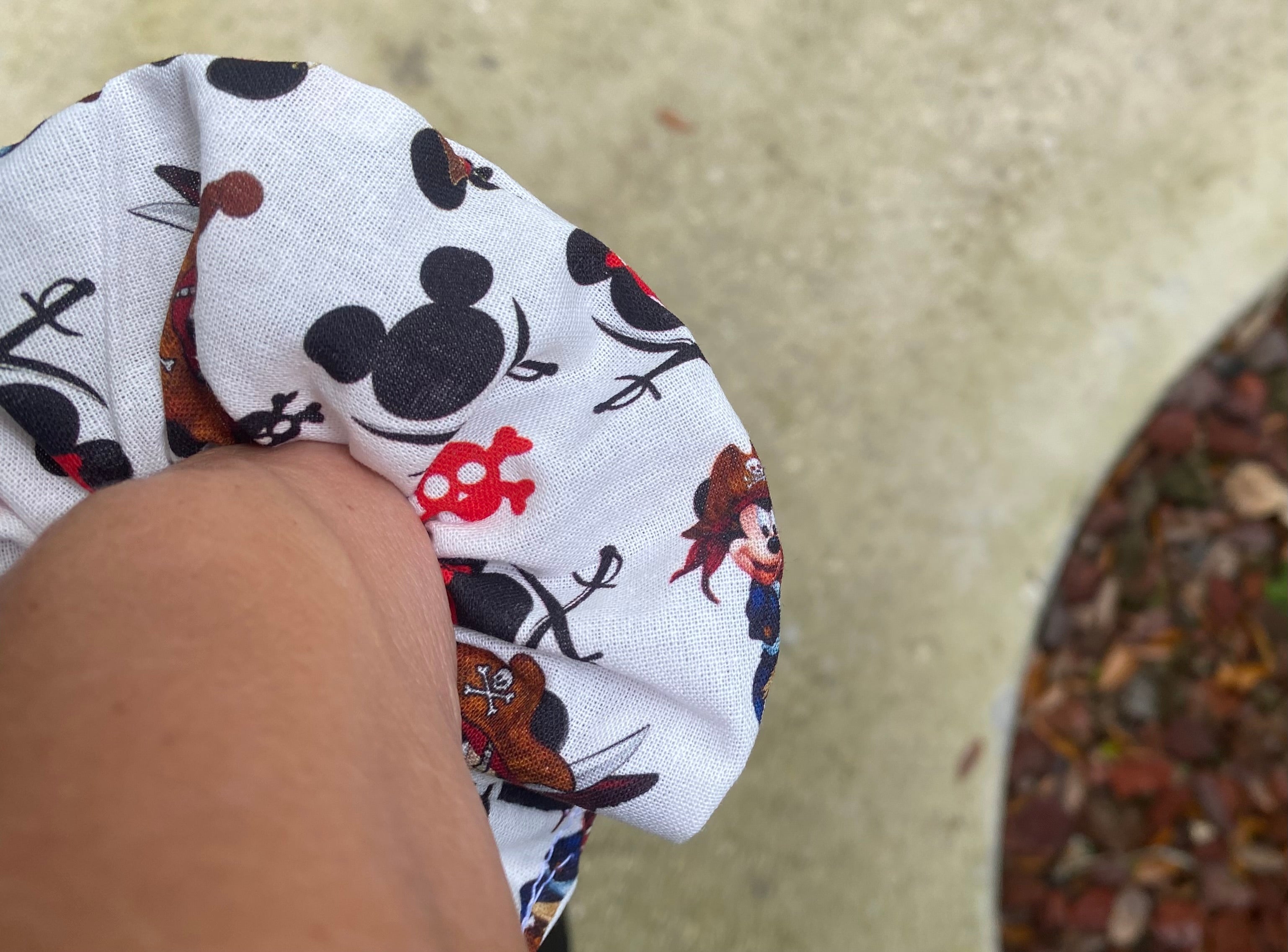 Pirate Mickey Scrunchie