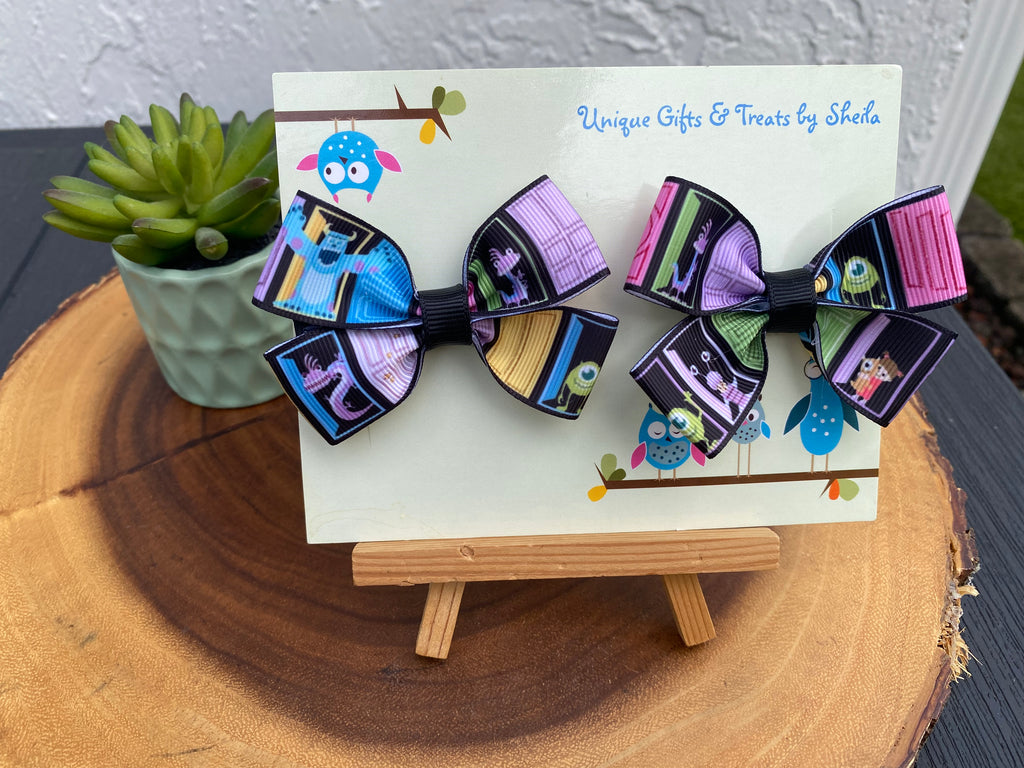 Monsters Inc. Hairbows