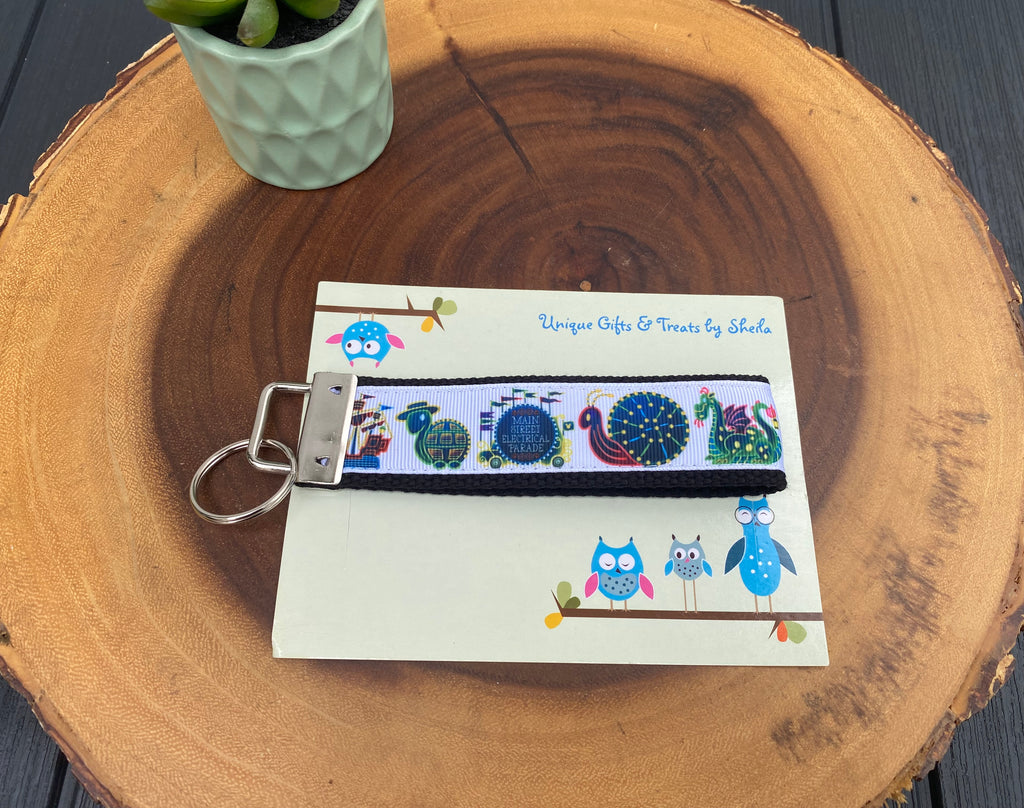 Disney Electrical Parade Keychain;Keyfob