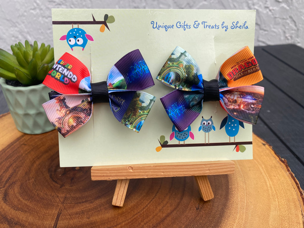 Orlando Theme Park Hairbows; Immersive Lands Hairbows