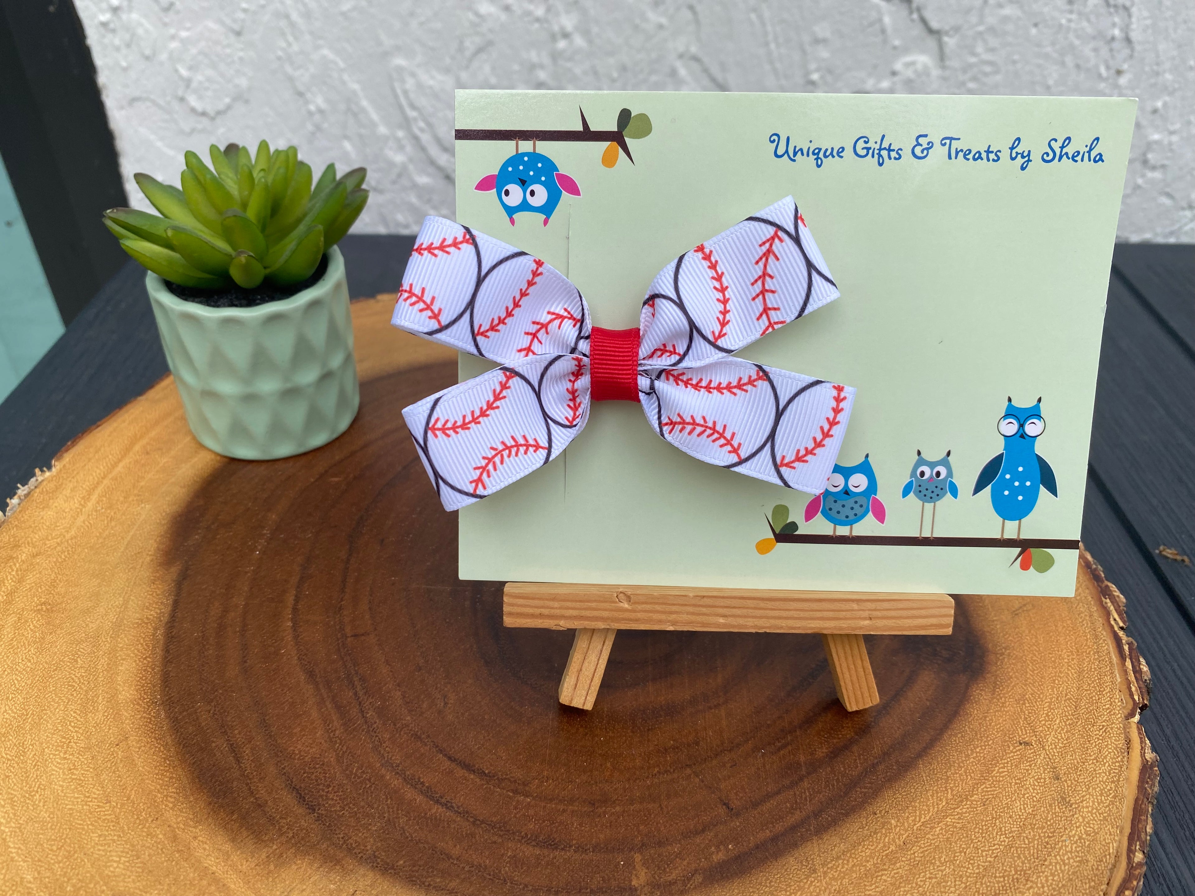 Baseball Hairbow