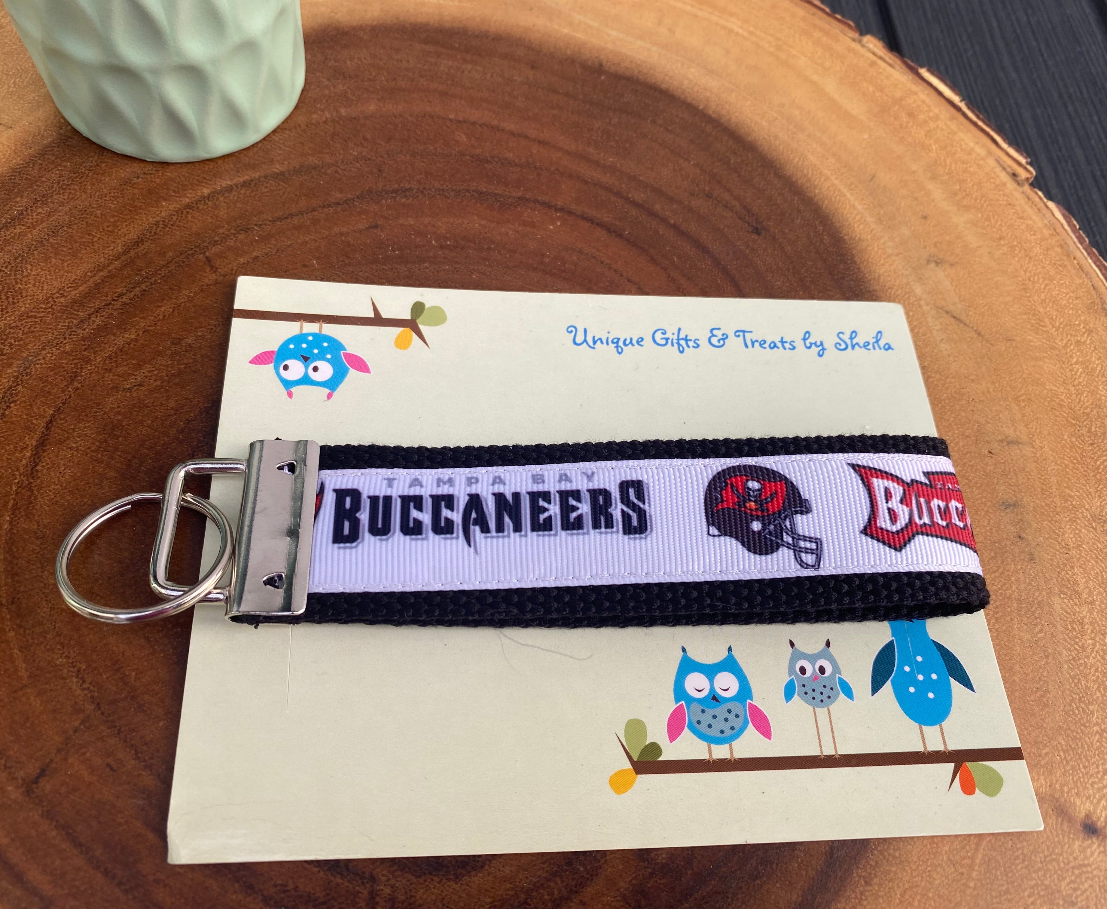 Football Keychain; Keyfob