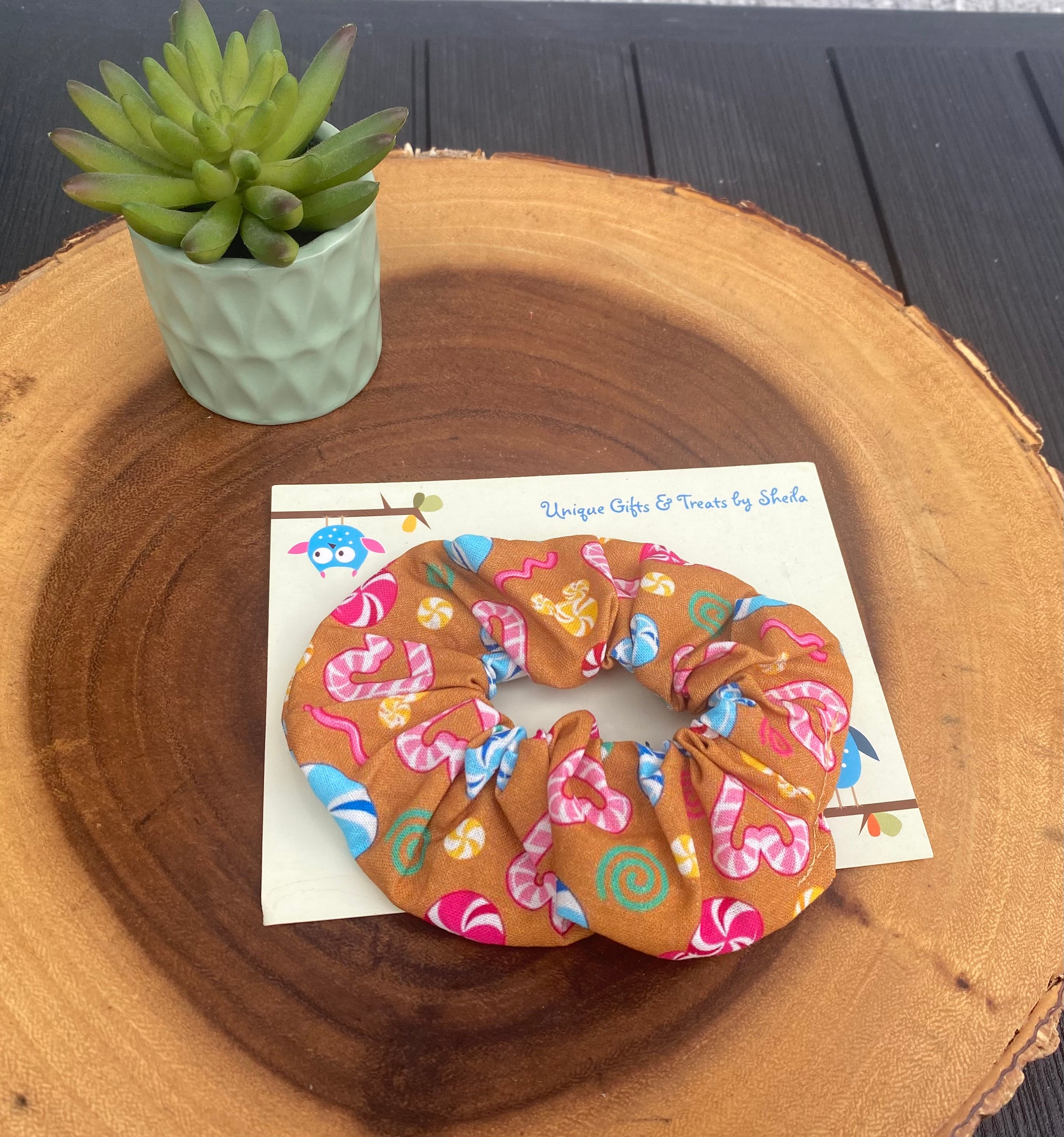Disney Christmas Candy Scrunchie