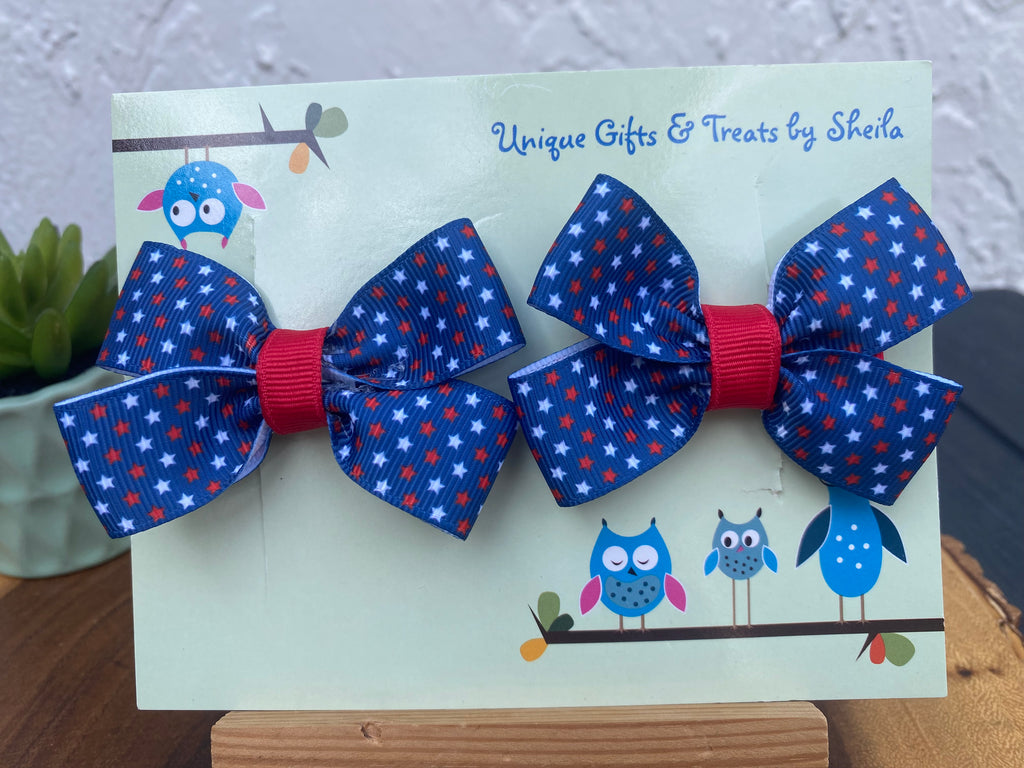 Fourth of July; Patriotic Hairbows